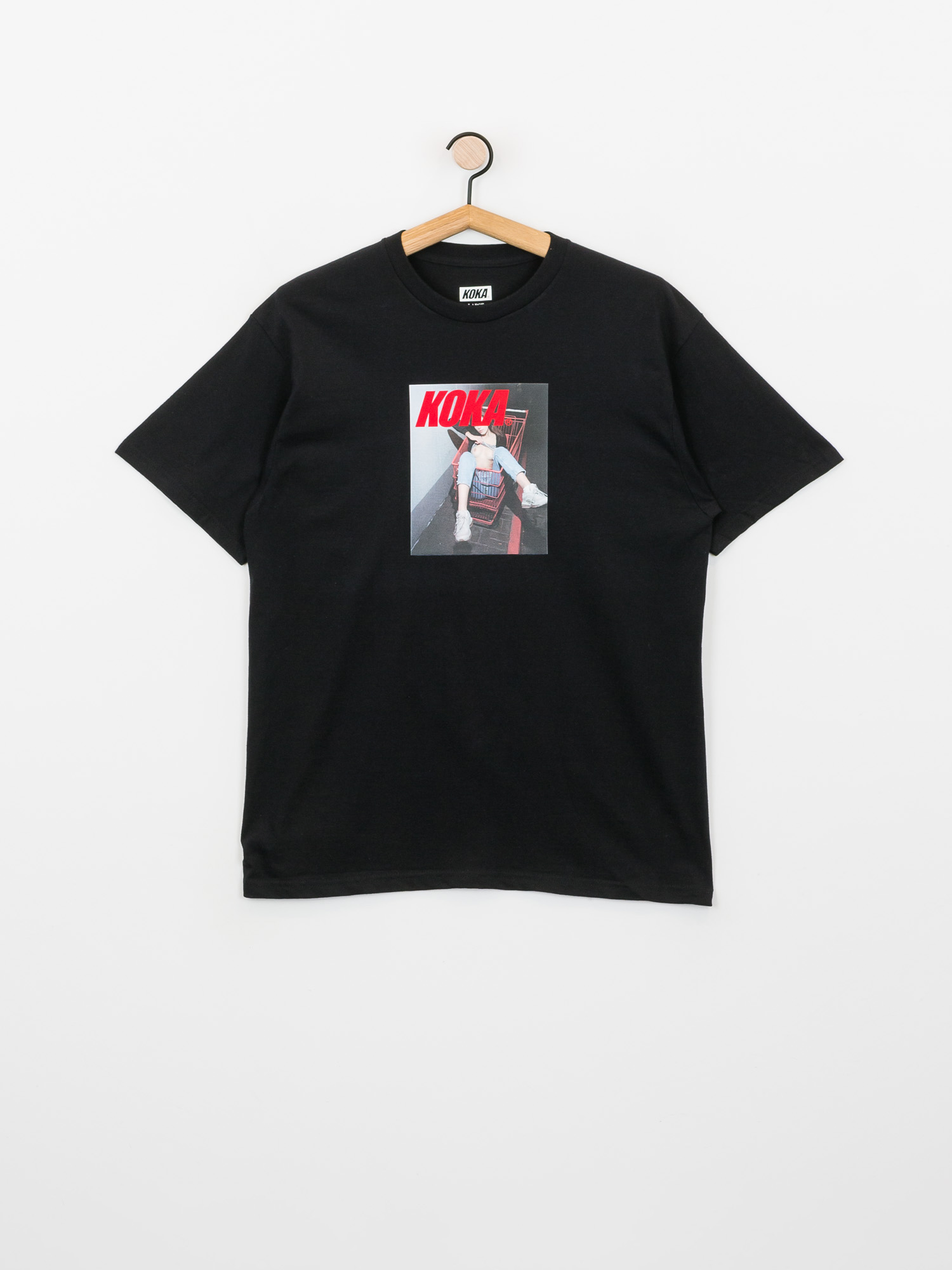 T-shirt Koka Shopping (black)