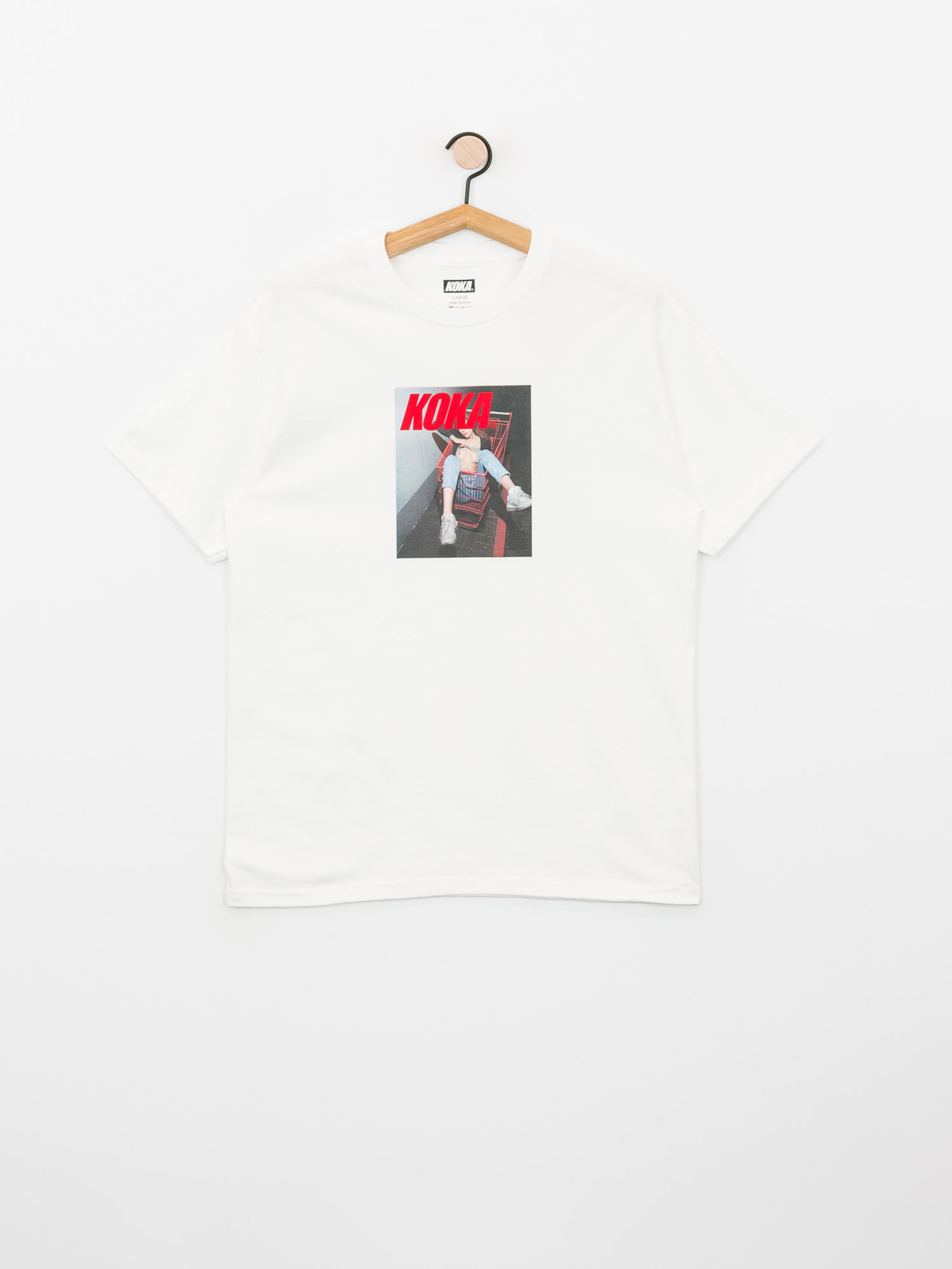 T-shirt Koka Shopping (white)