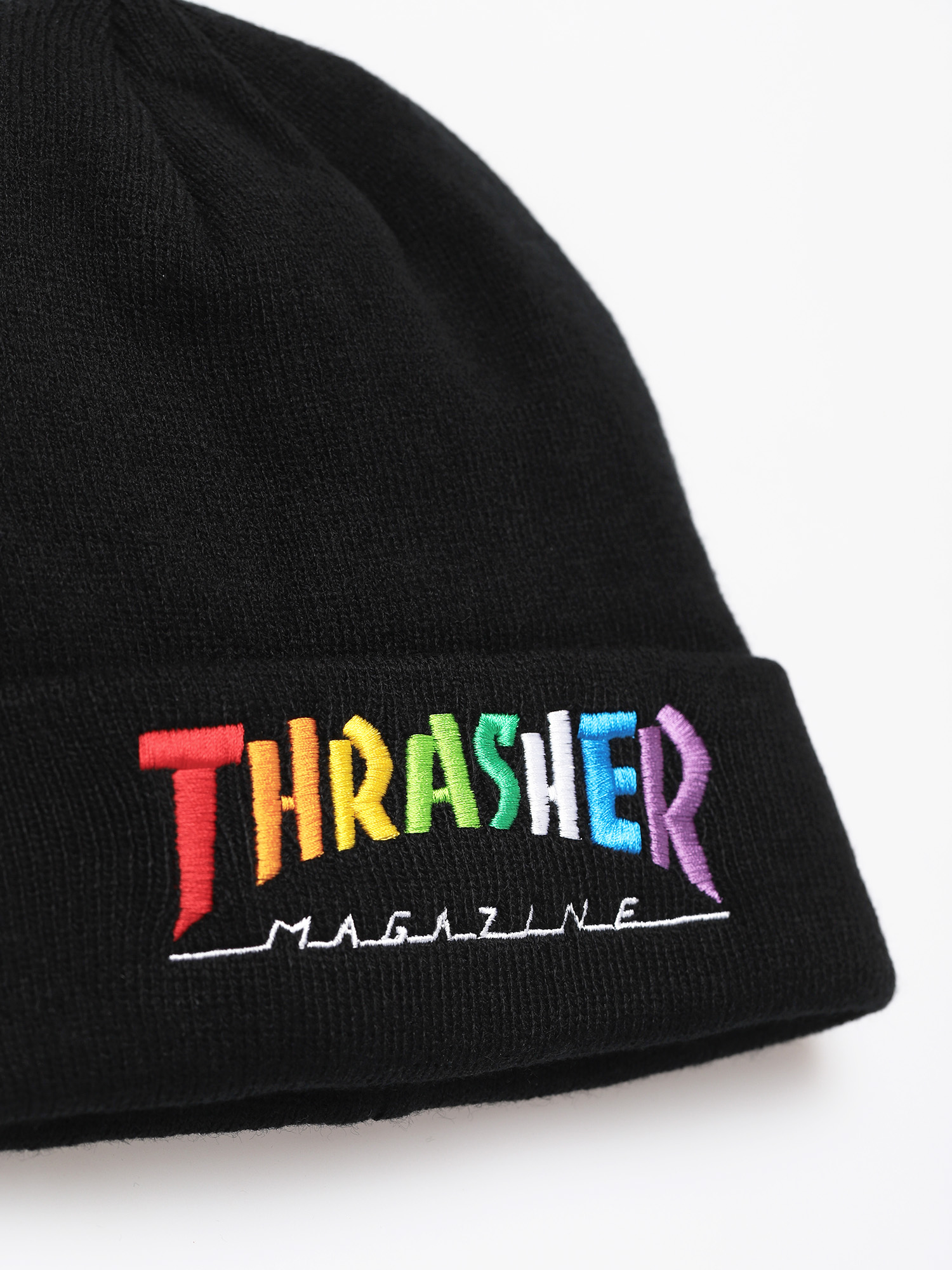 Czapka zimowa Thrasher Rainbow Mag (black)