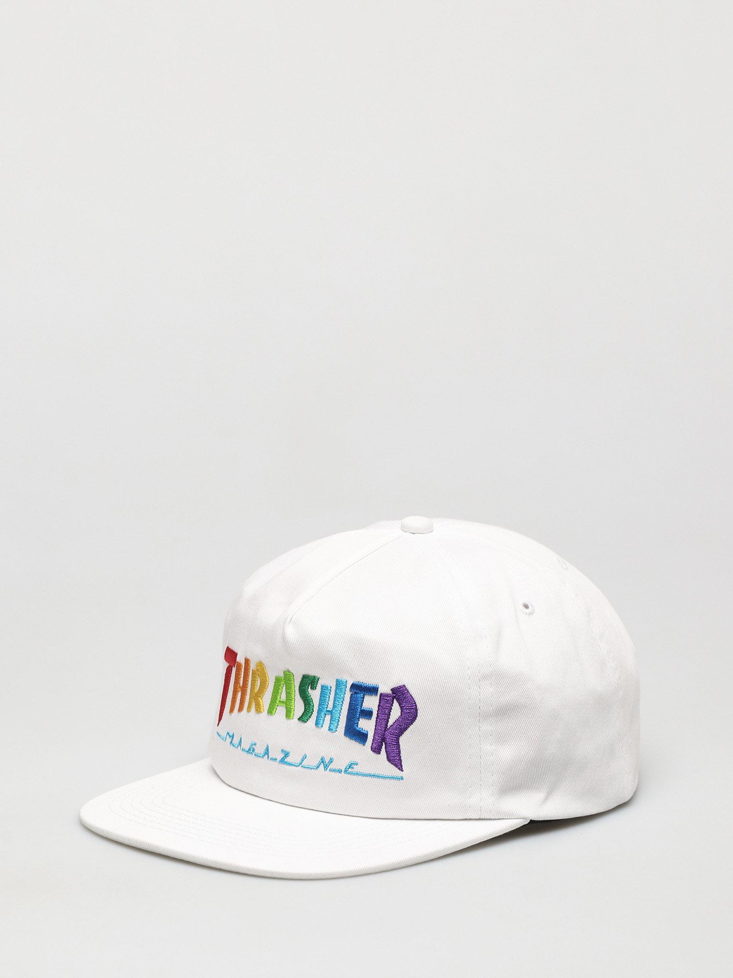 Czapka z daszkiem Thrasher Rainbow Mag Snapback ZD (white)