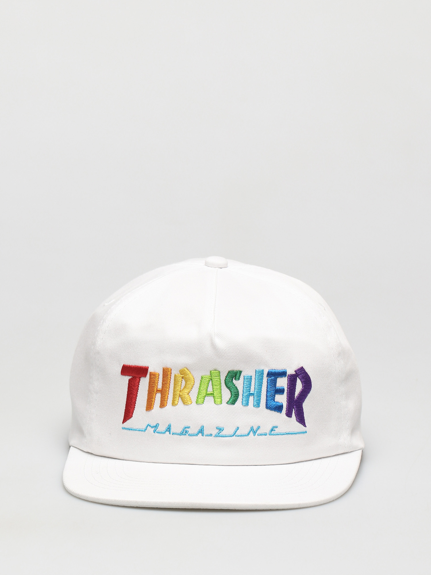 Czapka z daszkiem Thrasher Rainbow Mag Snapback ZD (white)