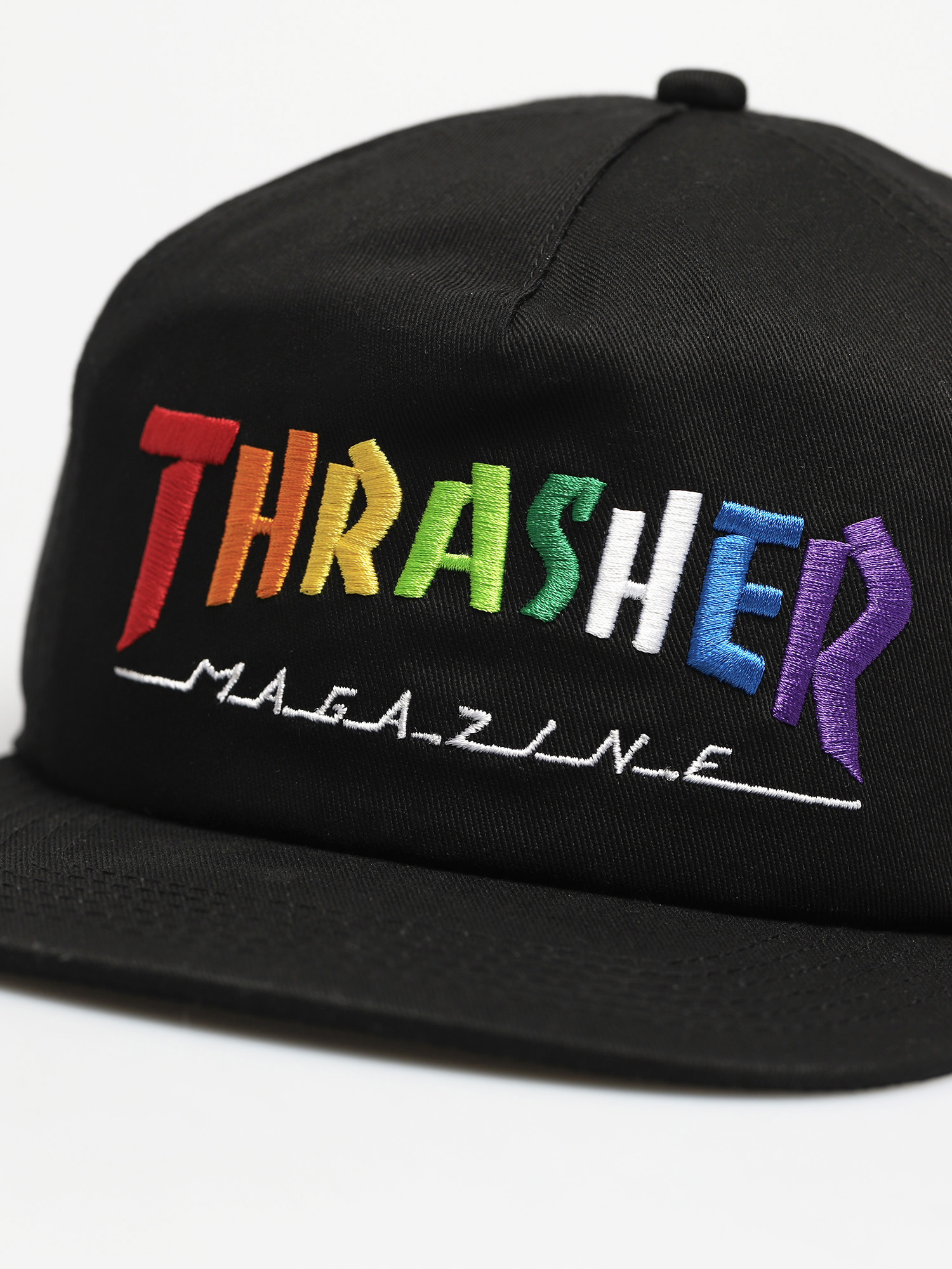 Czapka z daszkiem Thrasher Rainbow Mag Snapback ZD (black)