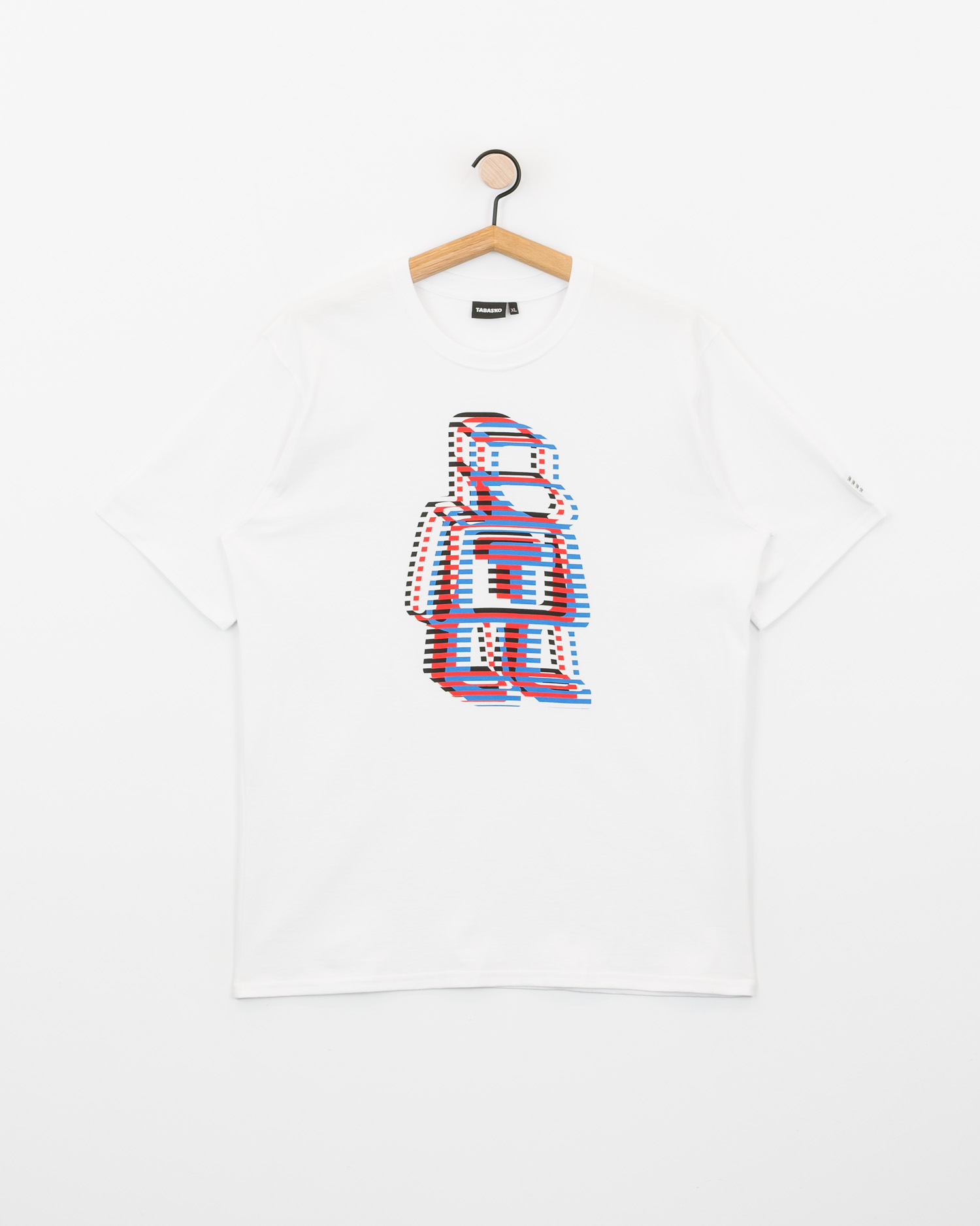 T-shirt Tabasko Logo Stripes (white)
