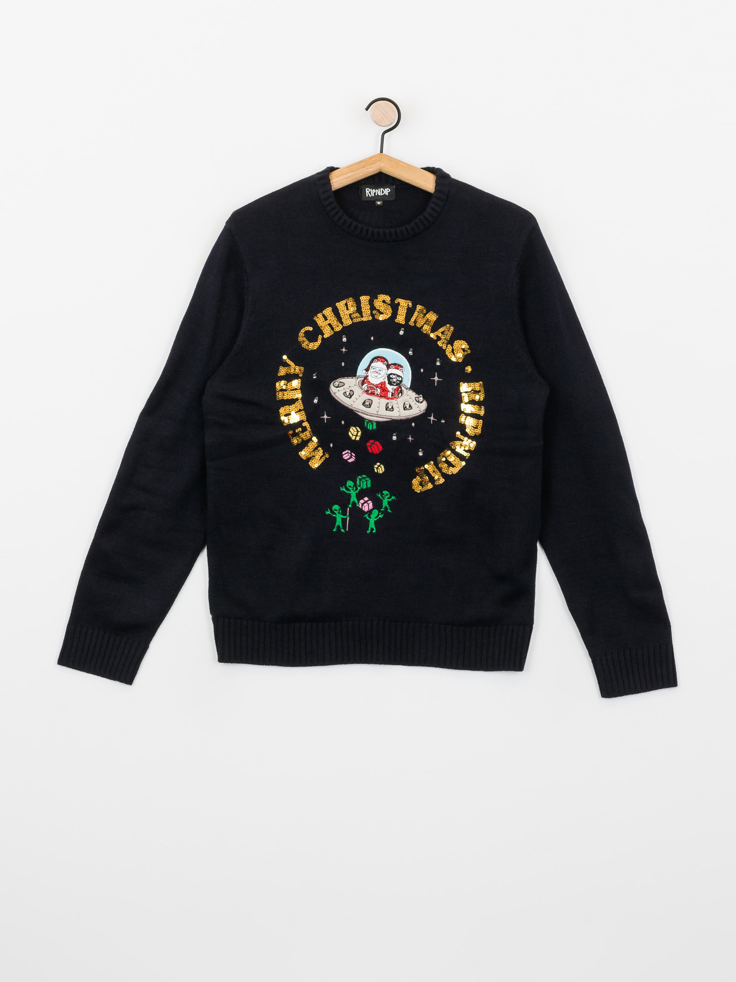 Sweter RipNDip Merry Litmas (black)