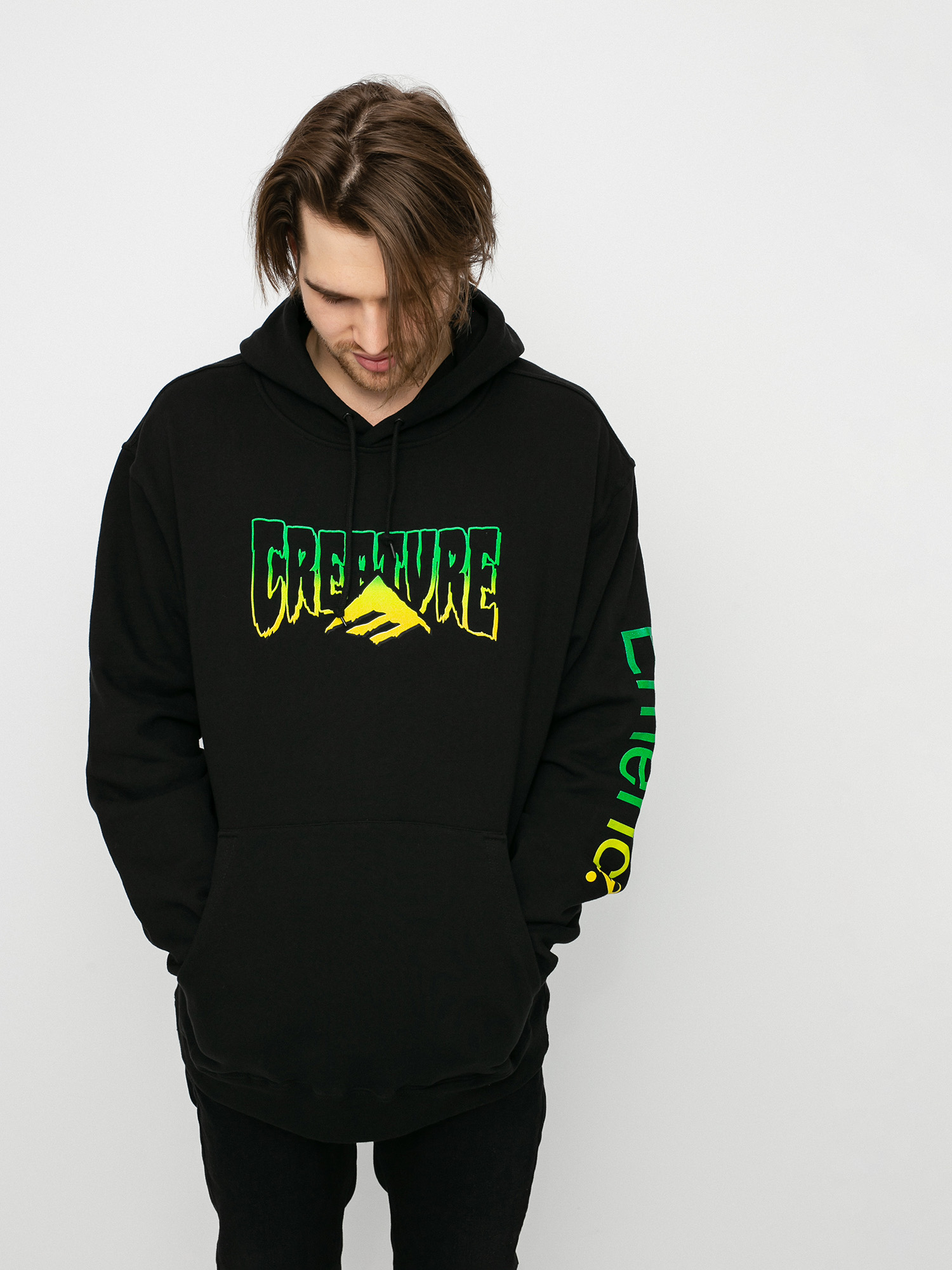 Bluza z kapturem Emerica Tri Creature HD (black)