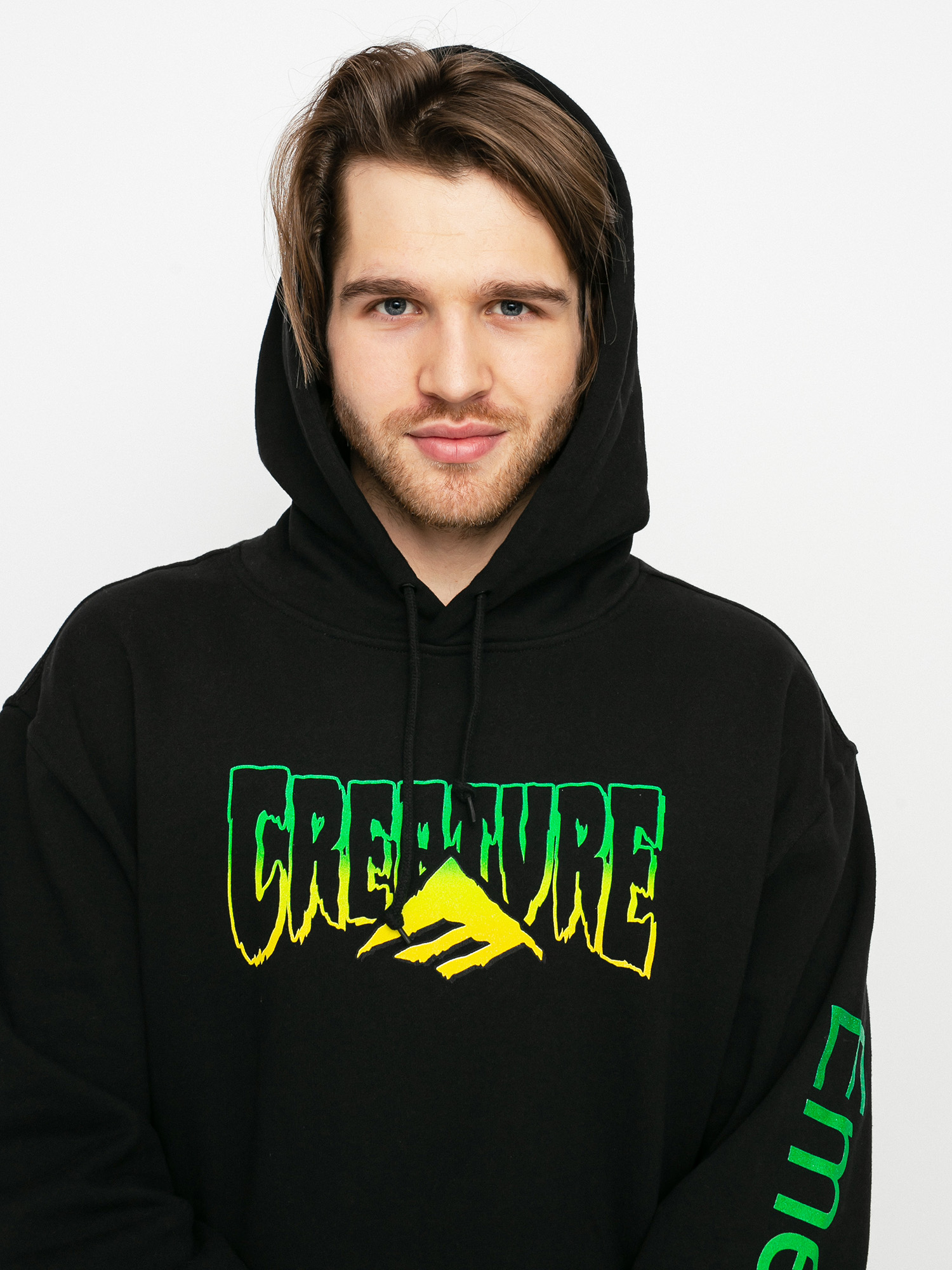 Bluza z kapturem Emerica Tri Creature HD (black)