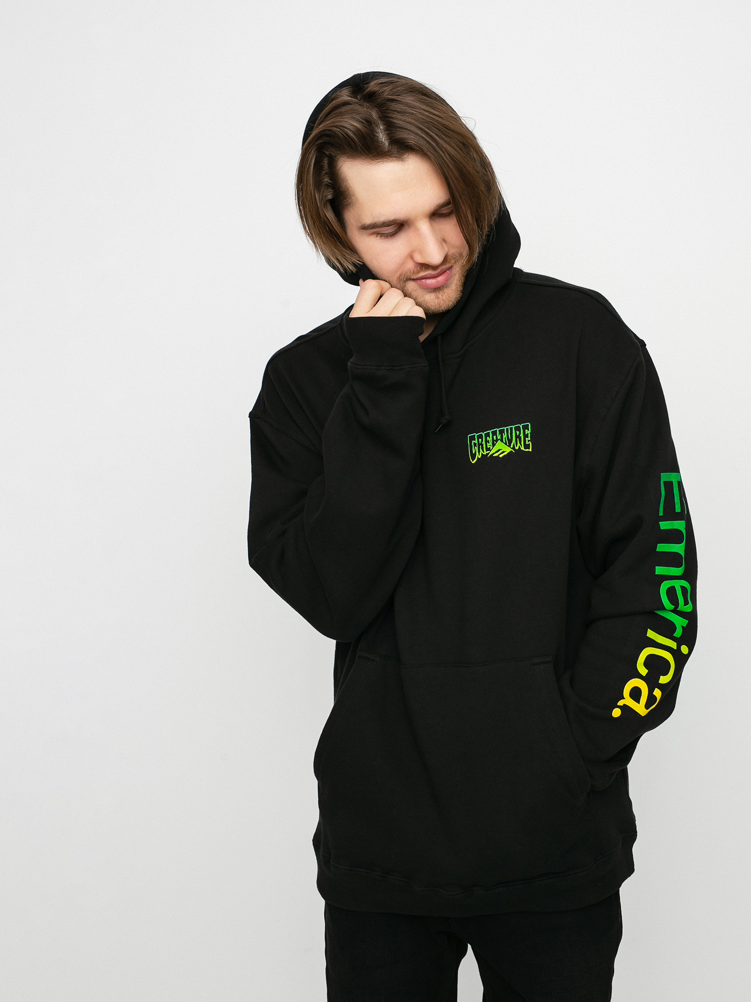 Bluza z kapturem Emerica No Evil HD (black)