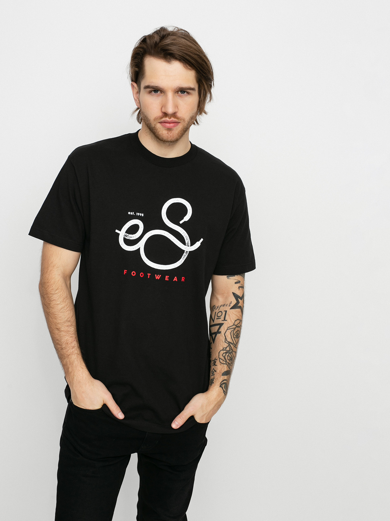 T-shirt eS Shoelace (black)