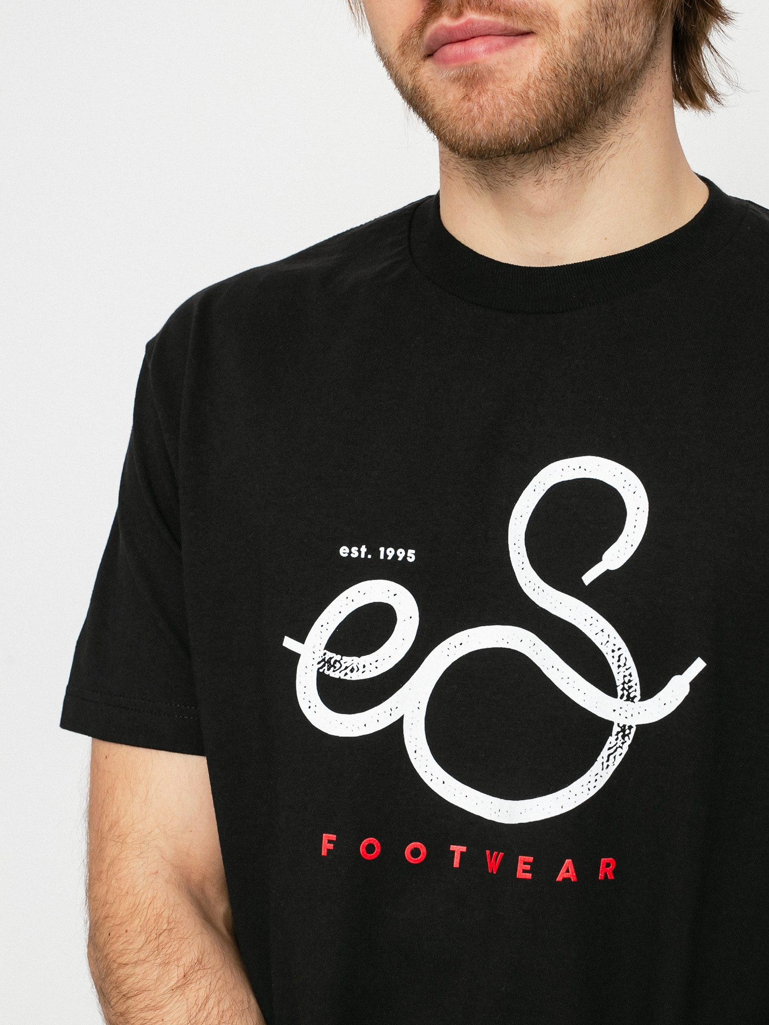 T-shirt eS Shoelace (black)