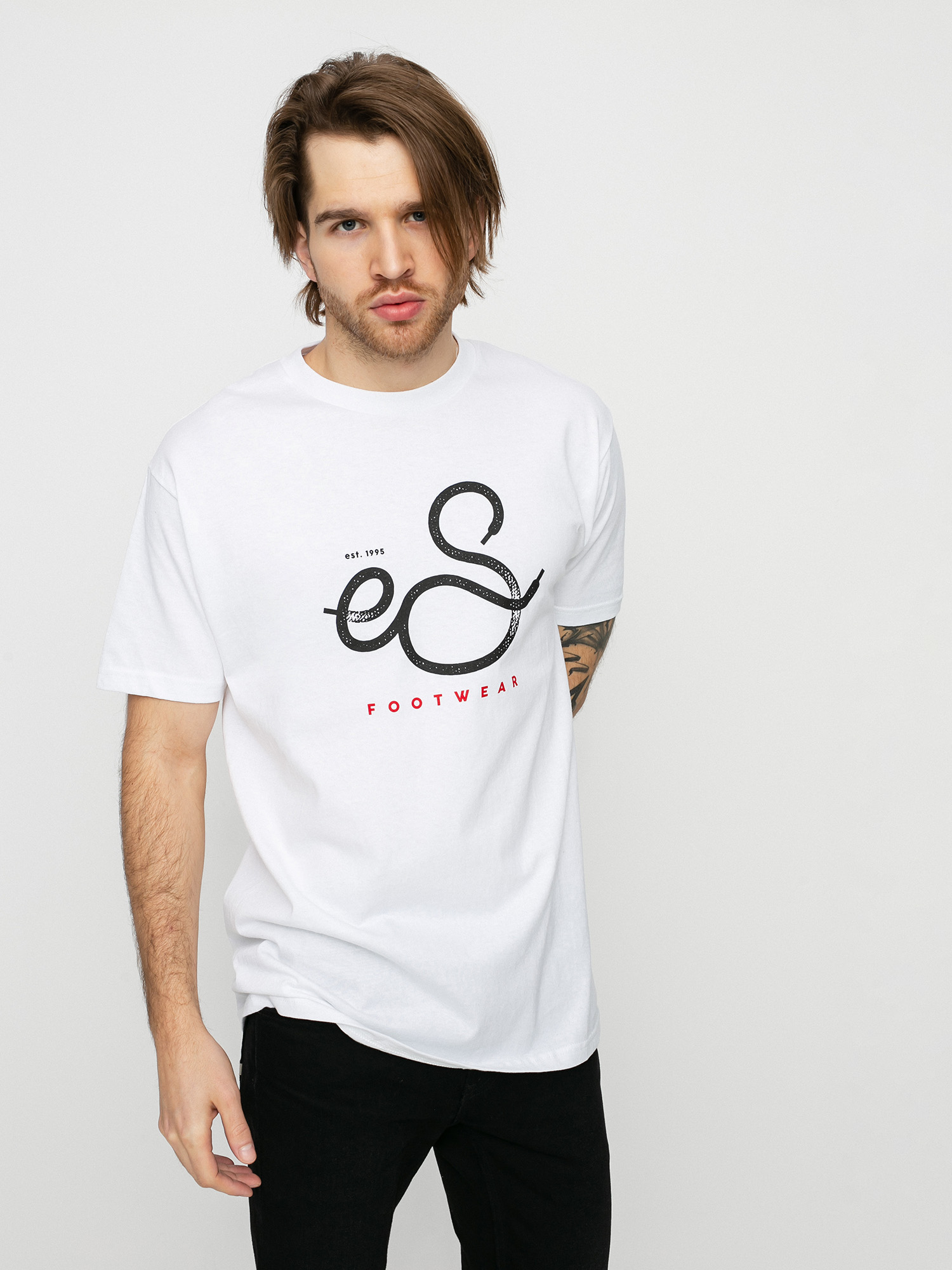 T-shirt eS Shoelace (white)
