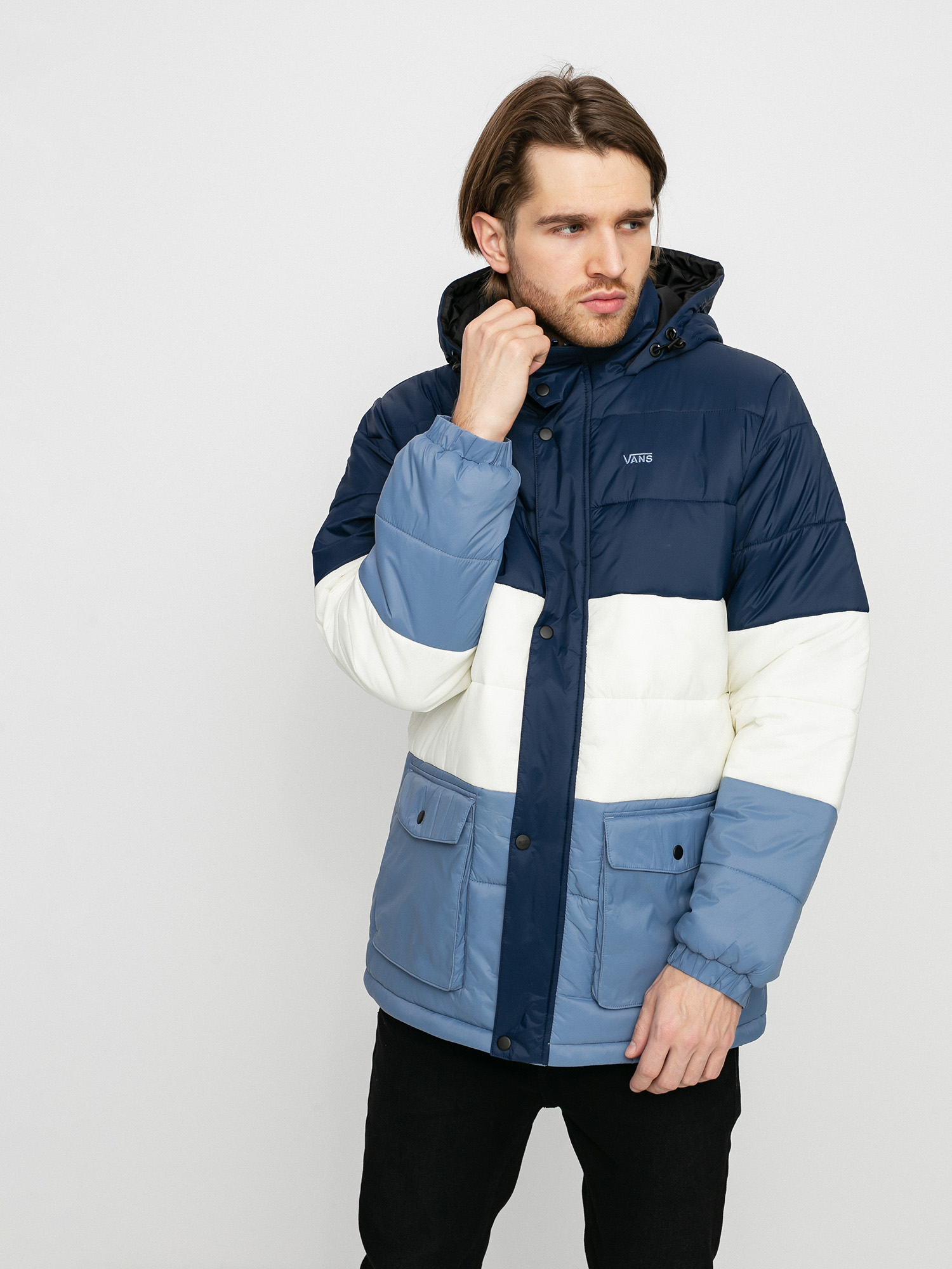 Kurtka Vans Burns Mte (dress blues/antique white/infinity)