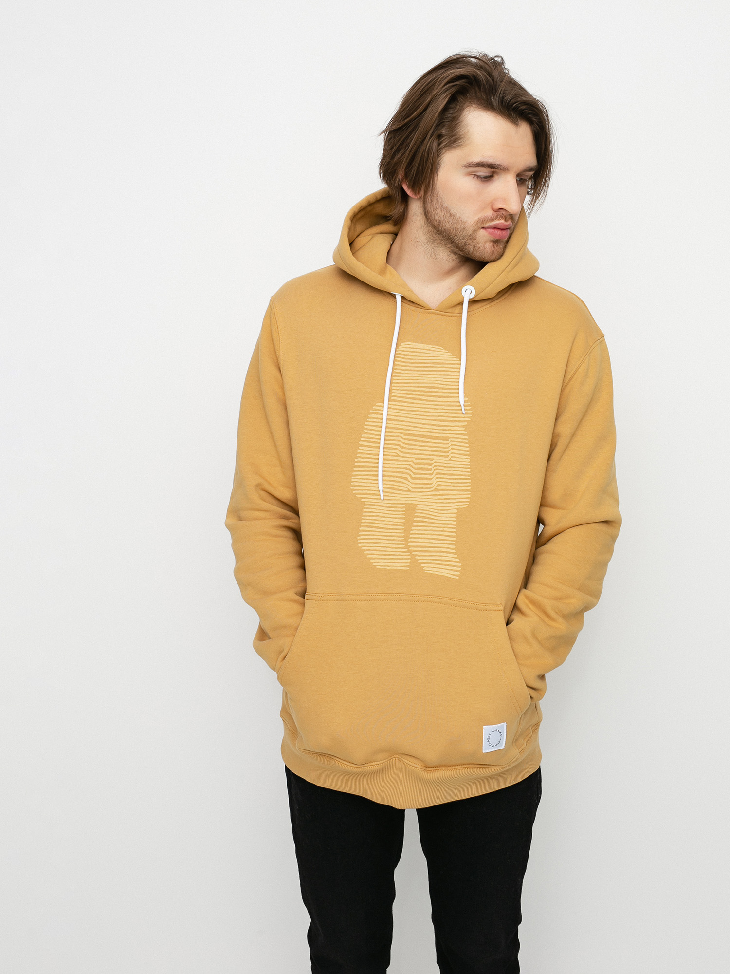 Bluza z kapturem Tabasko Hidden HD (mustard)