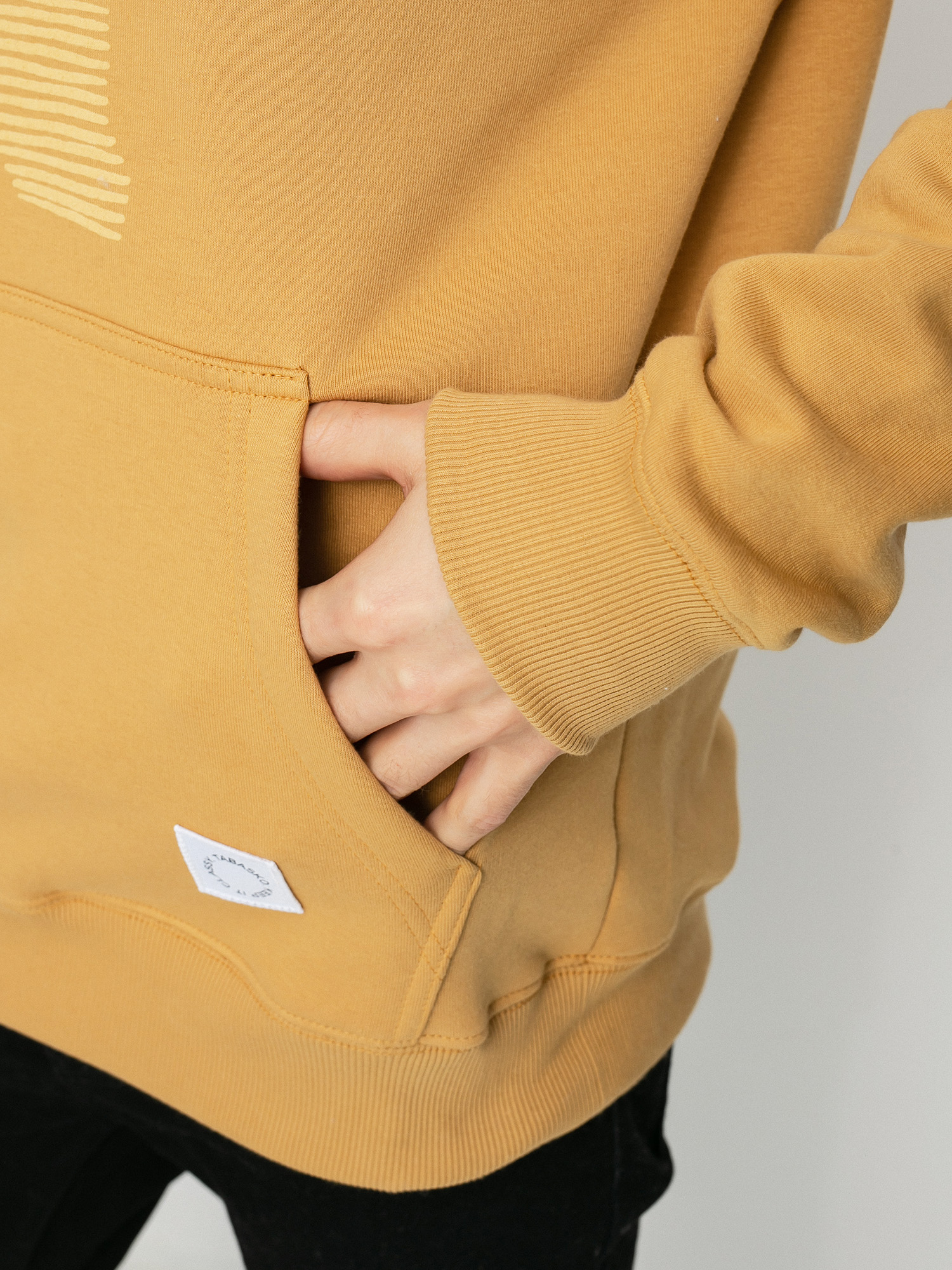 Bluza z kapturem Tabasko Hidden HD (mustard)