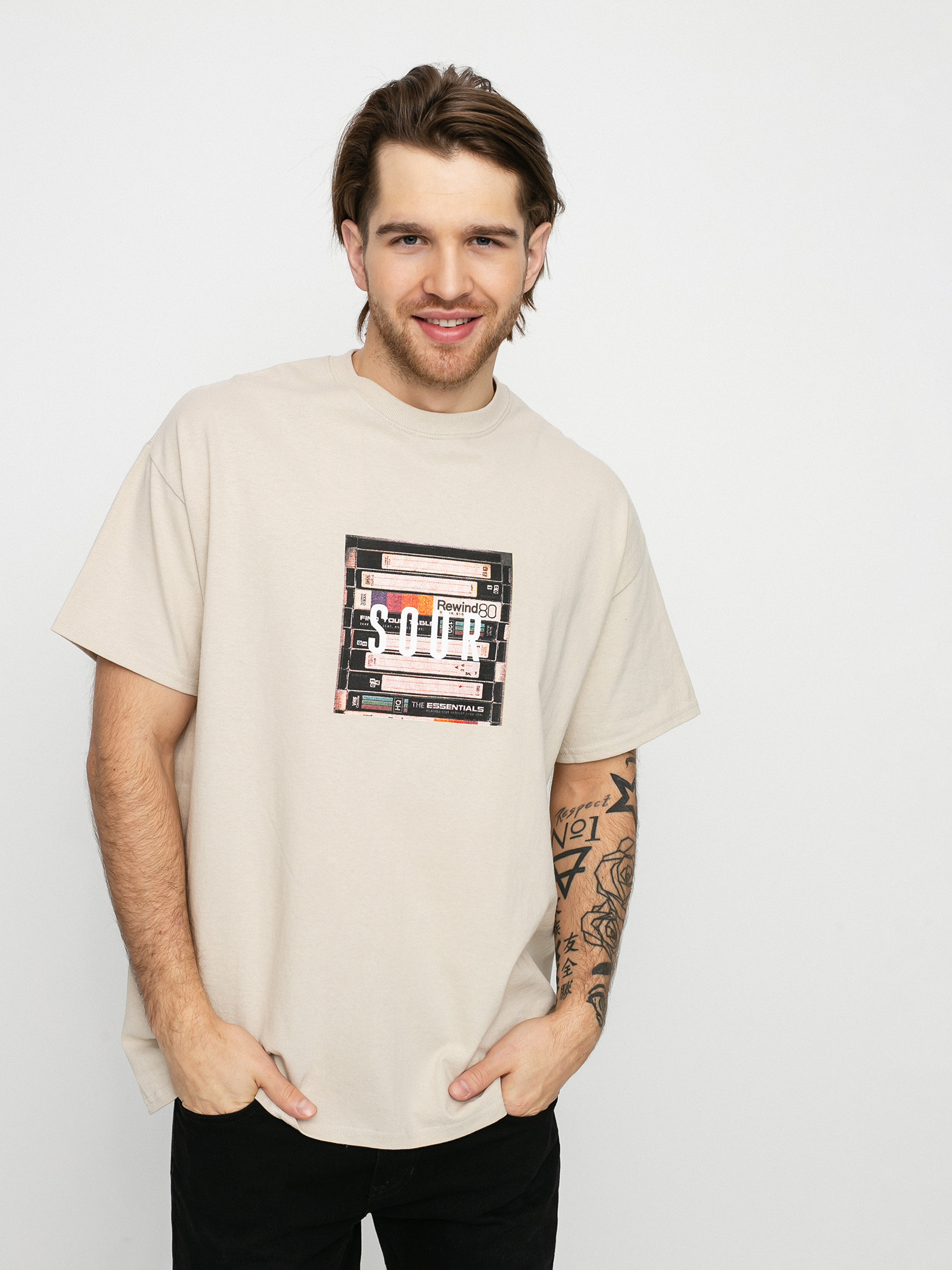 T-shirt Sour Solution VHS (sand)