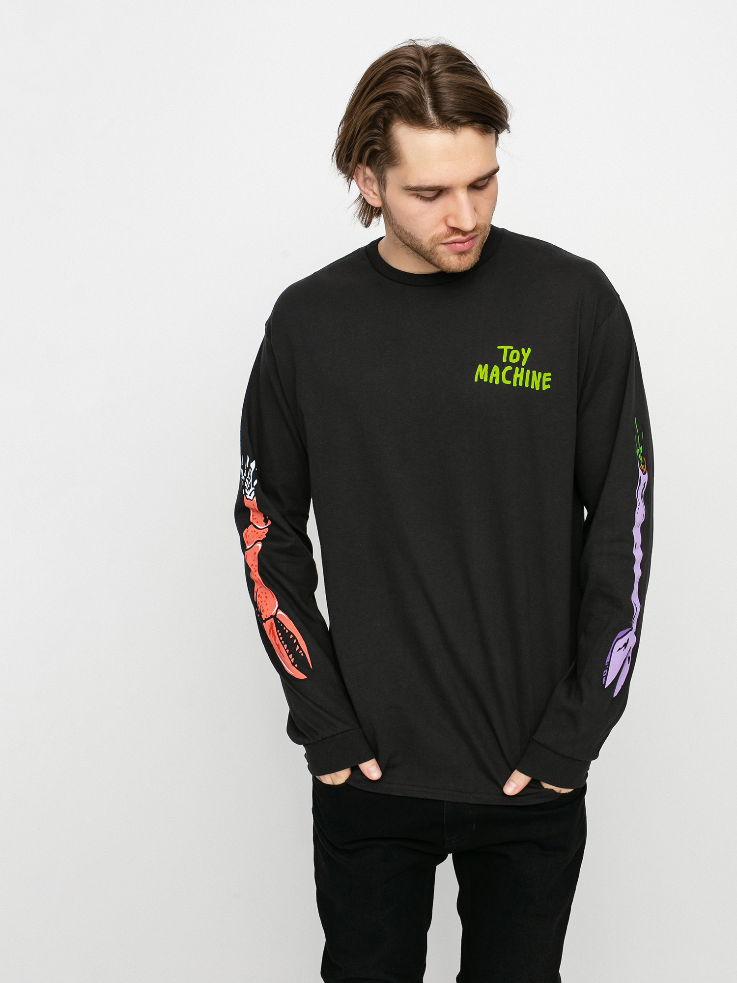 Longsleeve Toy Machine Fos Arms (black)