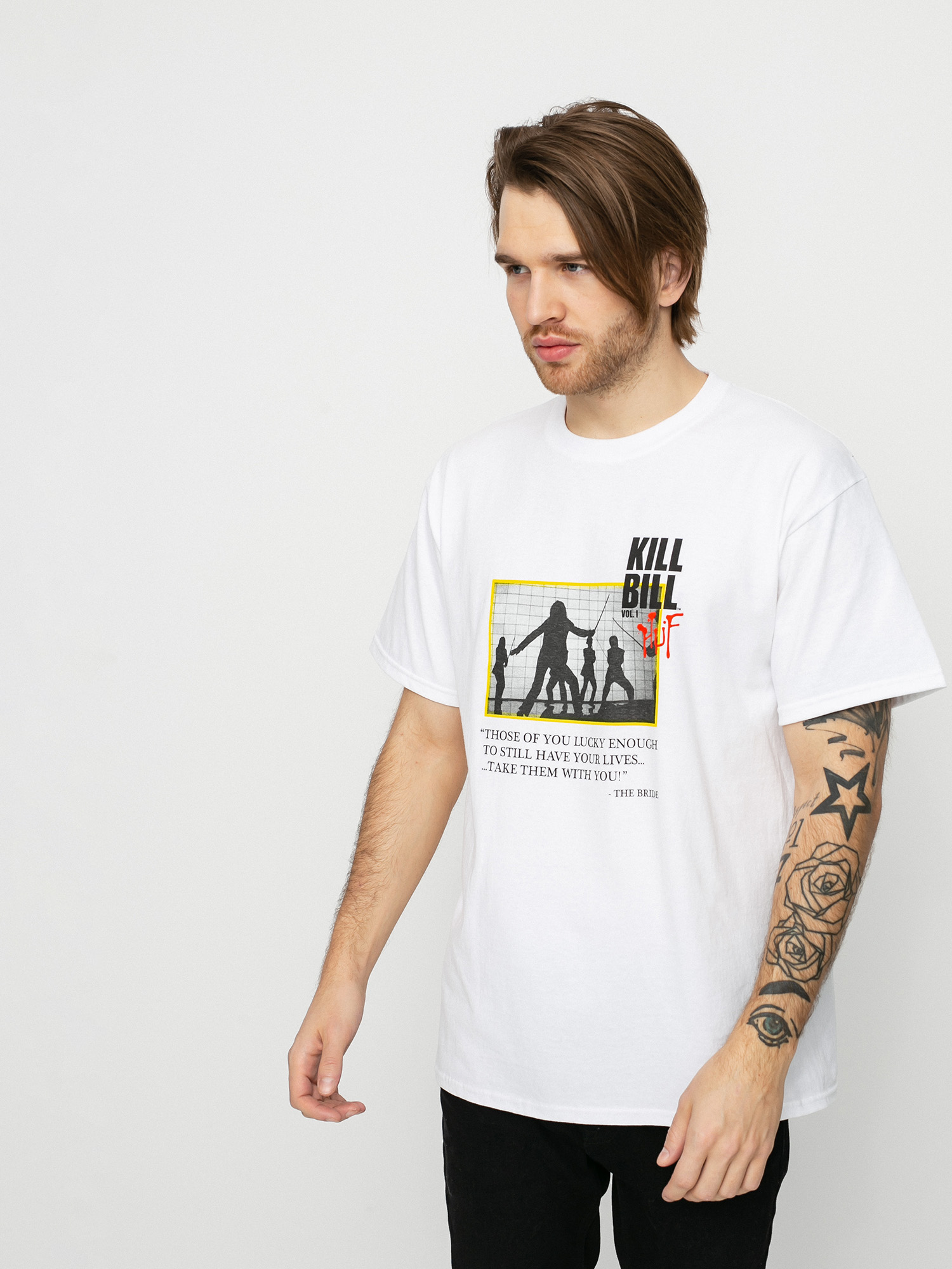 T-shirt HUF X Kill Bill Death List (white)