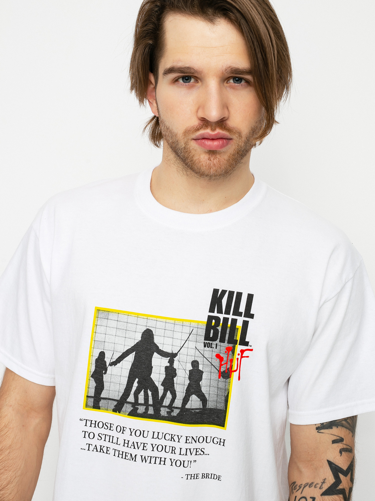 T-shirt HUF X Kill Bill Death List (white)