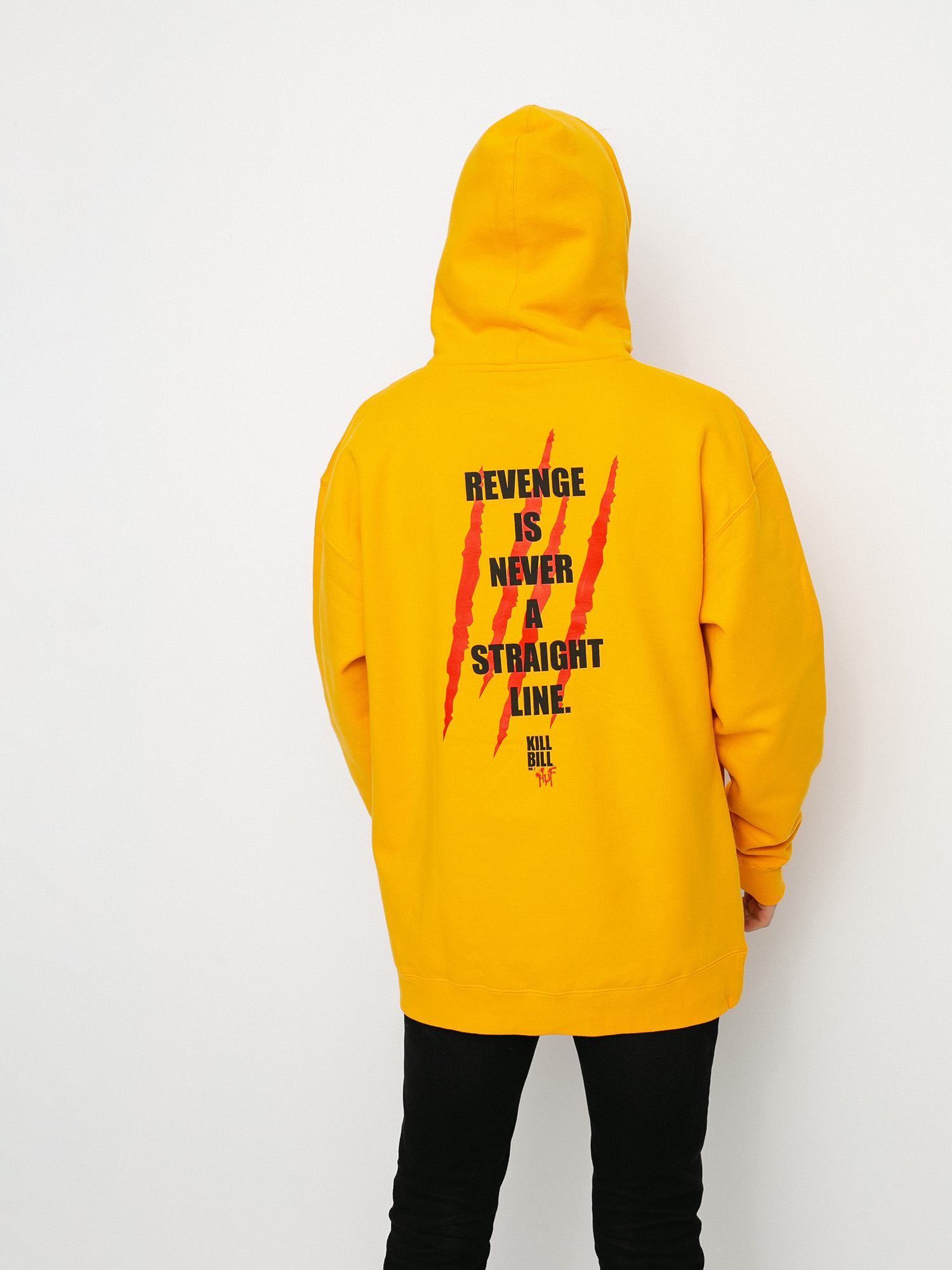Bluza z kapturem HUF X Kill Bill Revenge HD (yellow)