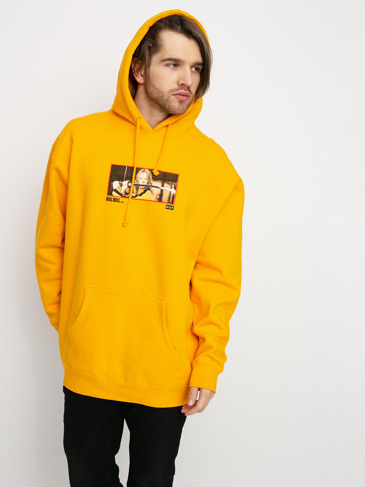 Bluza z kapturem HUF X Kill Bill Revenge HD (yellow)