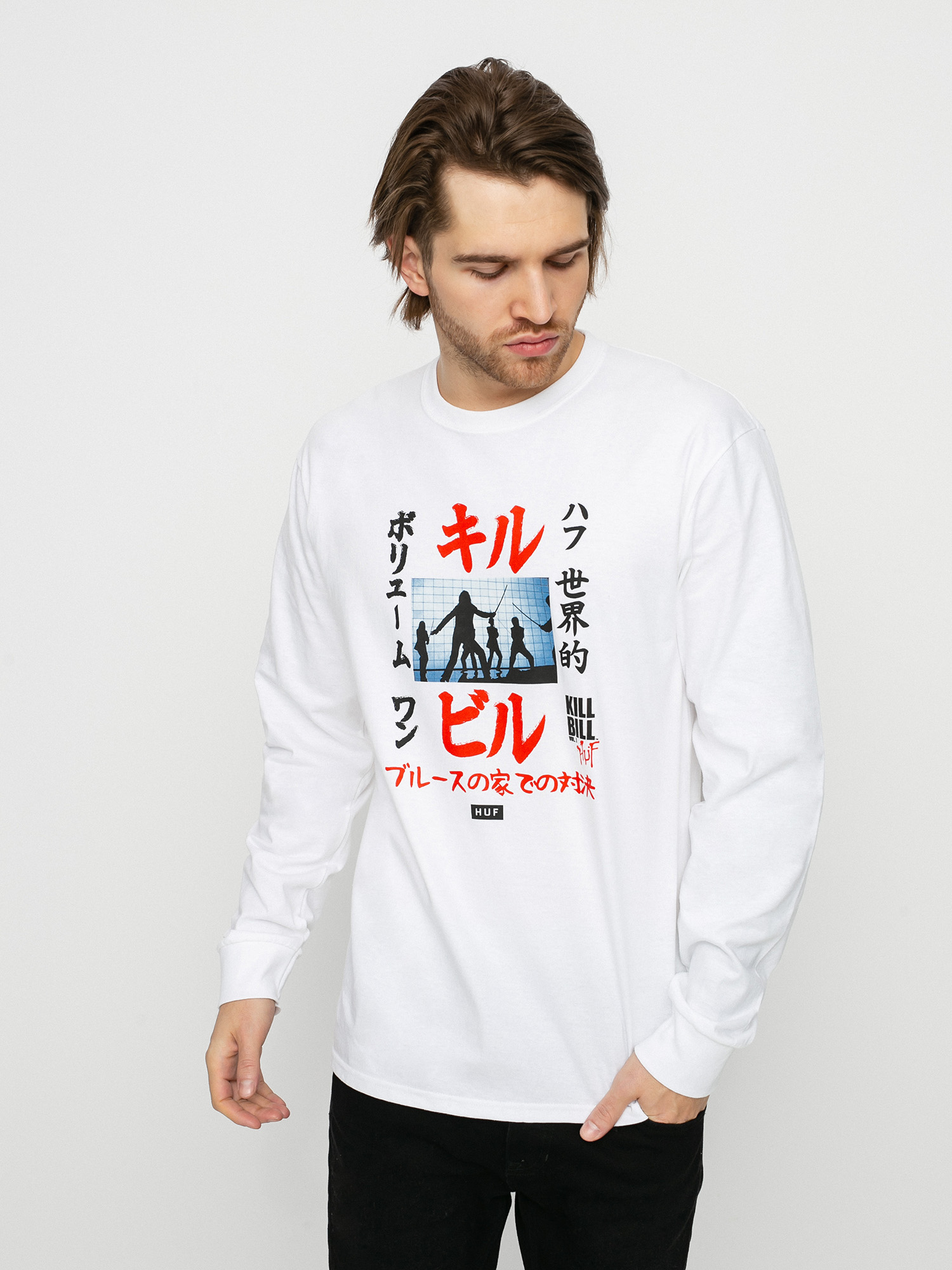 Longsleeve HUF X Kill Bill Showdown (white)