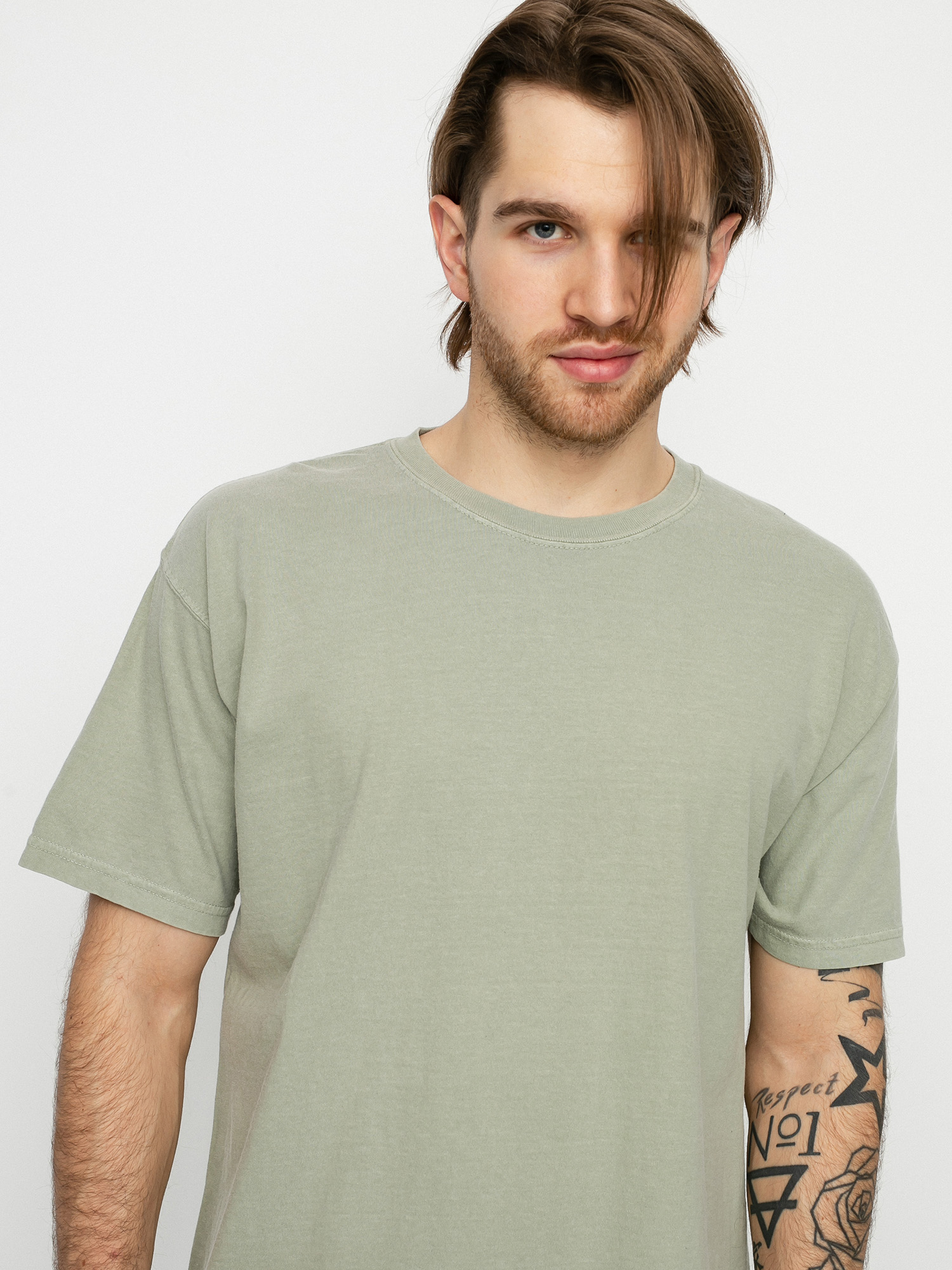 T-shirt Brixton Basic Reserve (gravel)