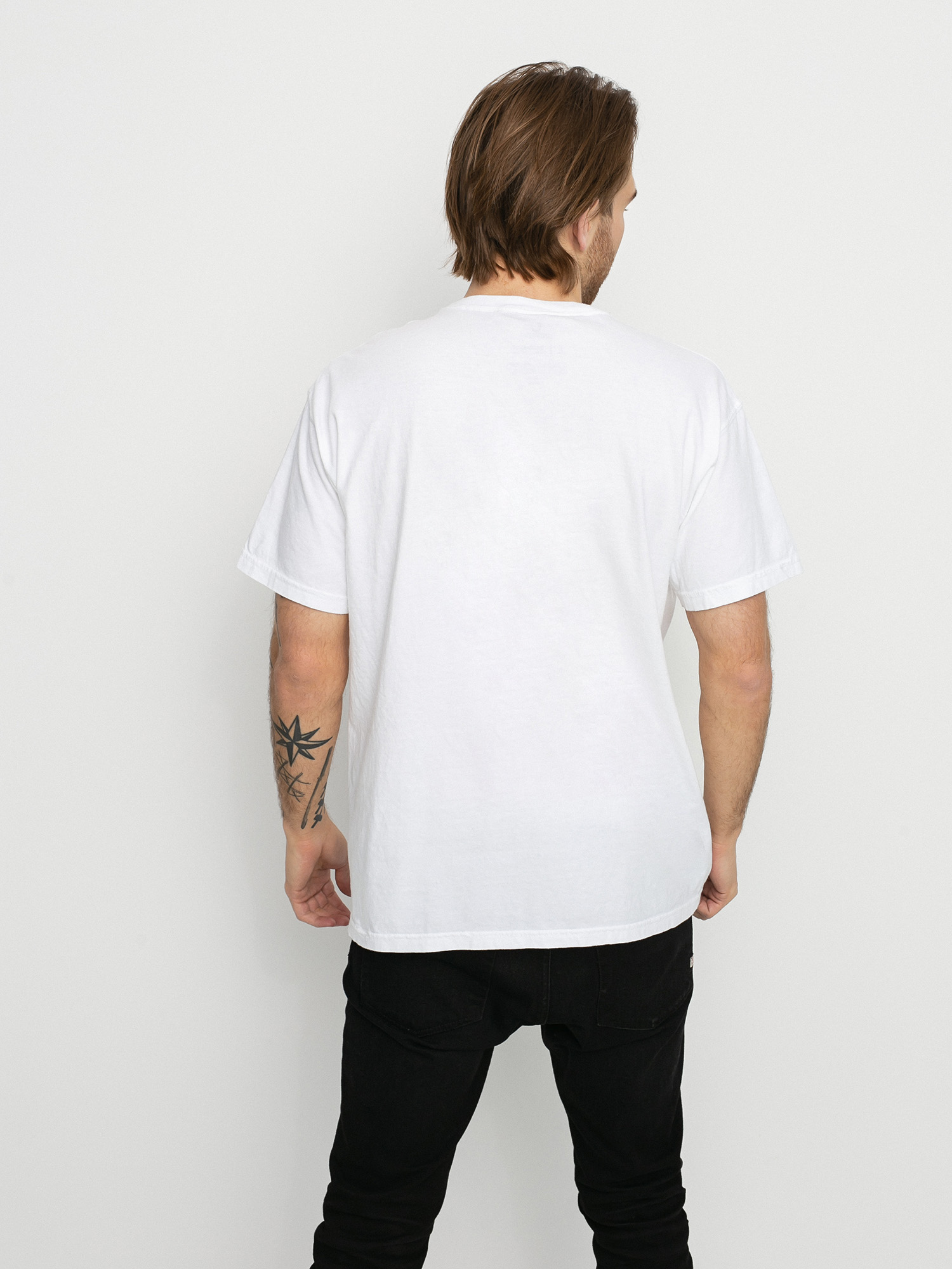T-shirt Brixton Brooklyn Brxtn Broadcast S (white garment dye)