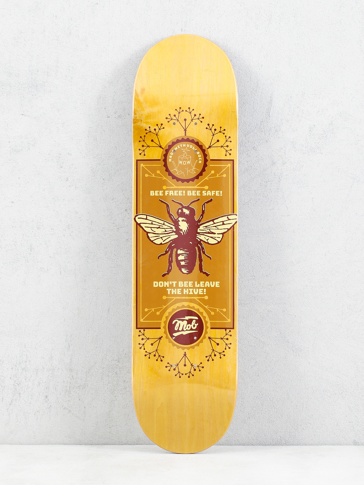 Deck Mob Skateboards Bee (yellow)
