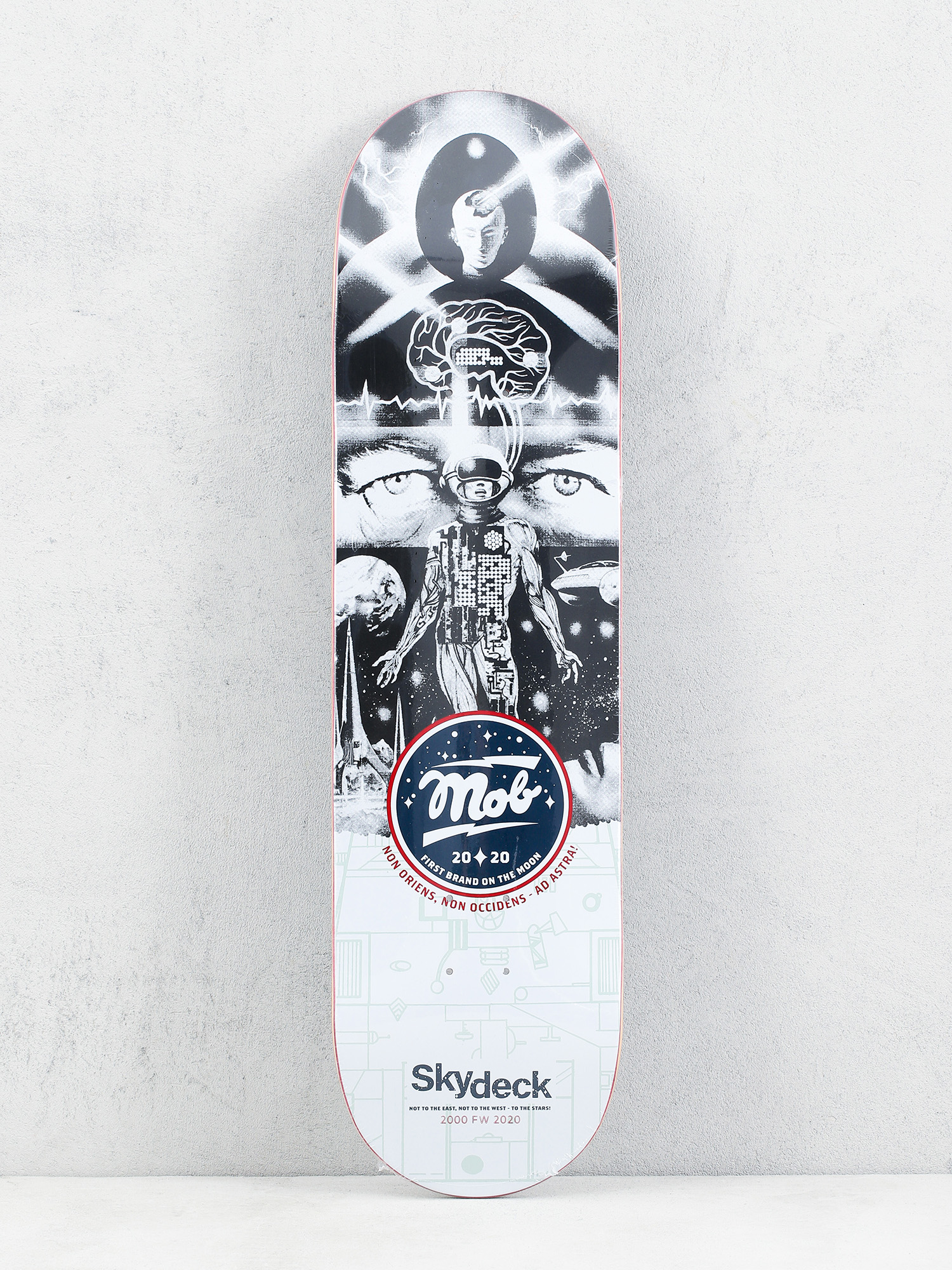 Deck Mob Skateboards Technoid (black/white)