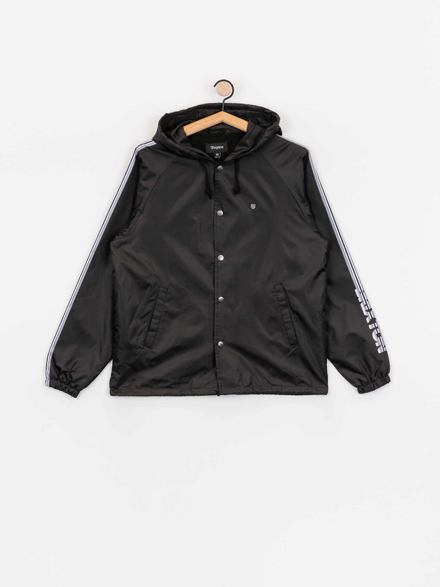 Kurtka Brixton Marathon Hood (bkwht)