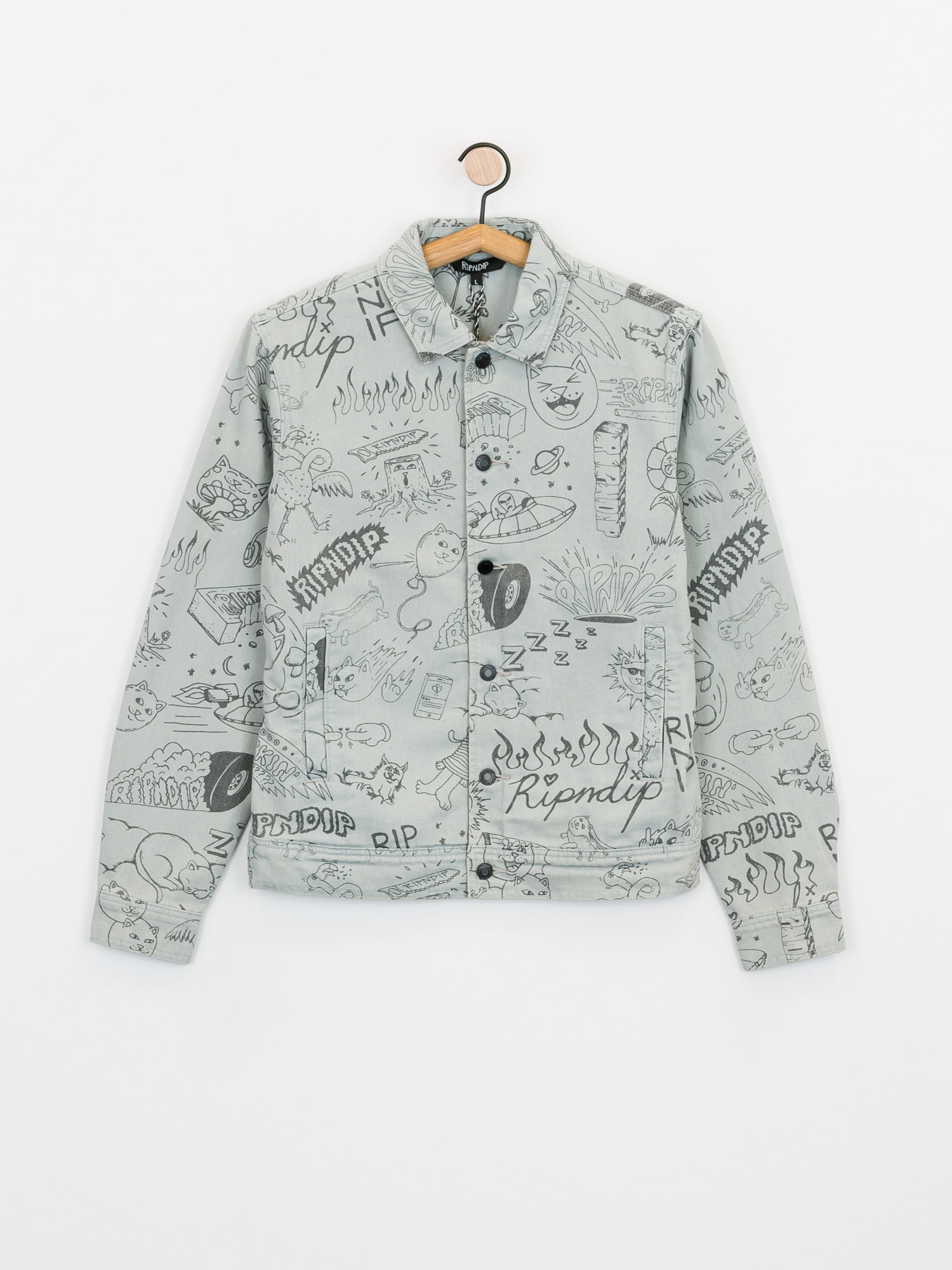 Kurtka RipNDip Sharpie Denim (light denim wash)