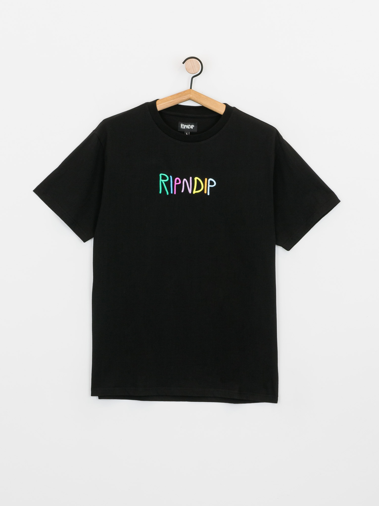 T-shirt RipNDip Logo Embroidered Art (black)