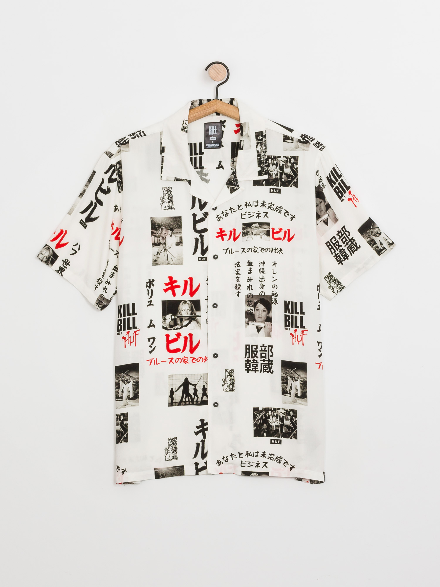 Koszula HUF X Kill Bill Woven Top (white)