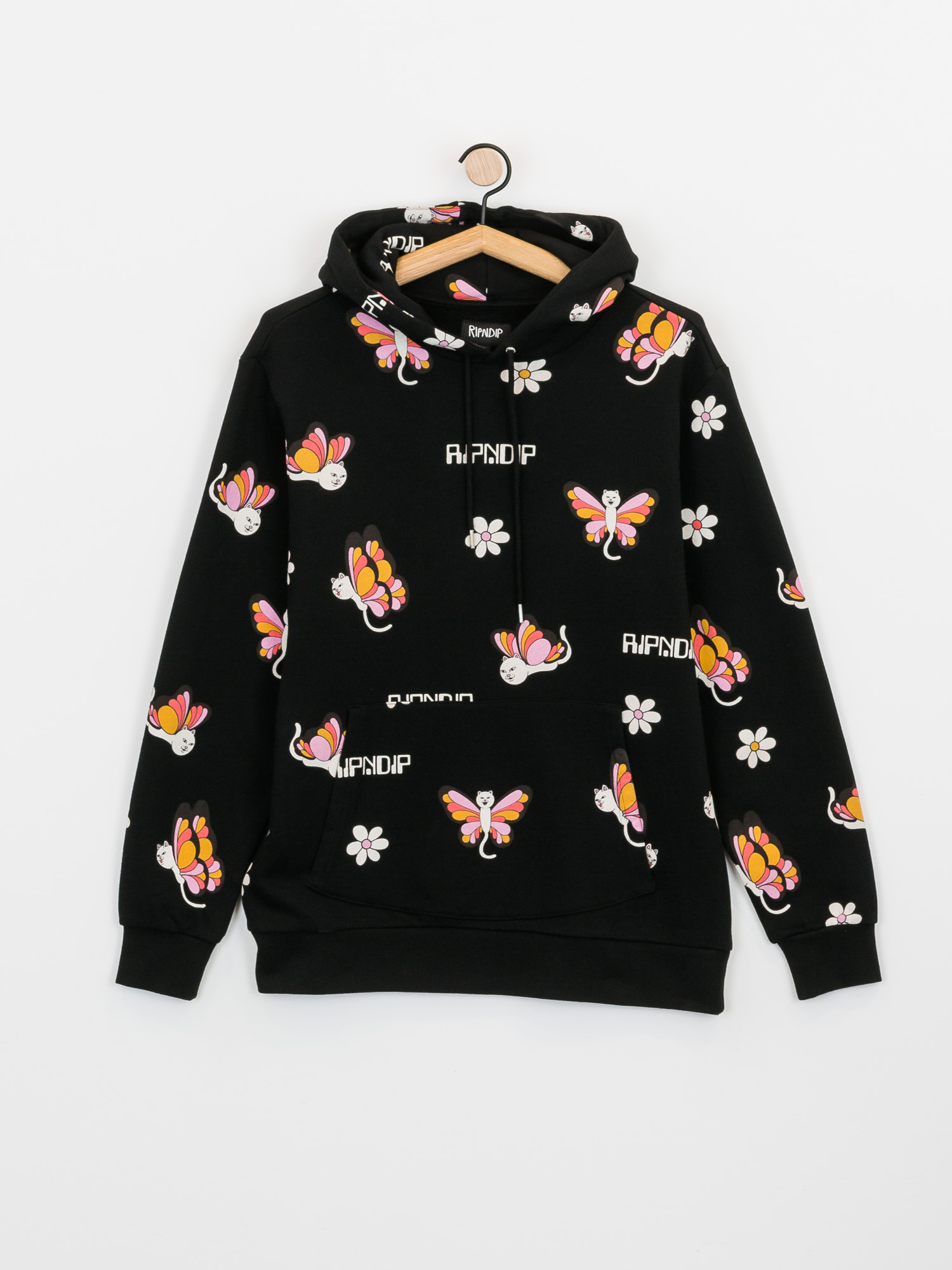 Bluza z kapturem RipNDip Butterfly HD (black)