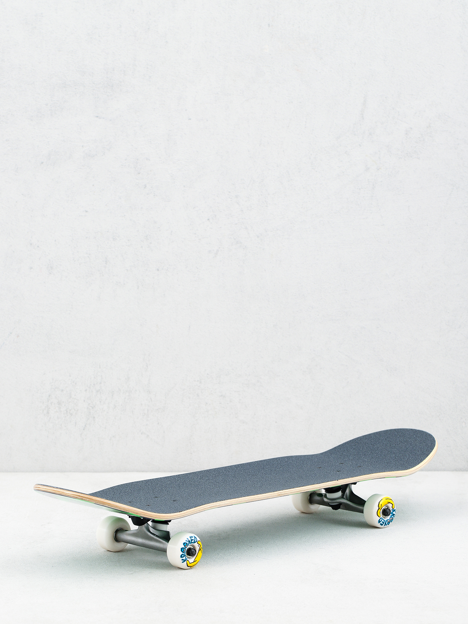 Deskorolka Krooked Bigger Eyes (green/navy)