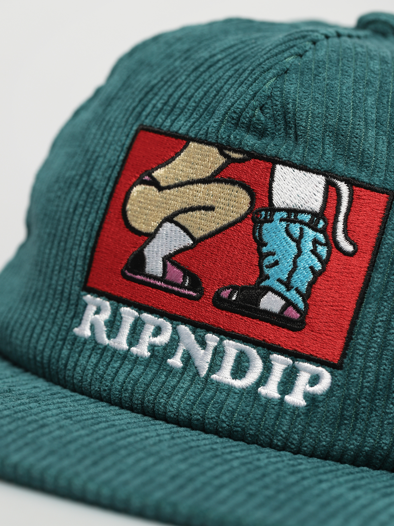 Czapka z daszkiem RipNDip Love Is Blind ZD (teal)