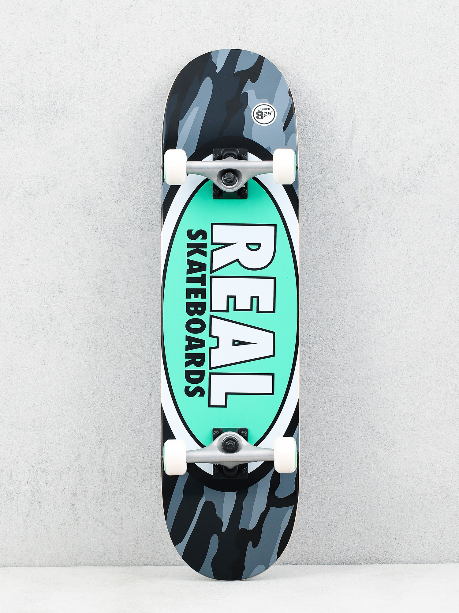 Deskorolka Real Oval Camo (green)