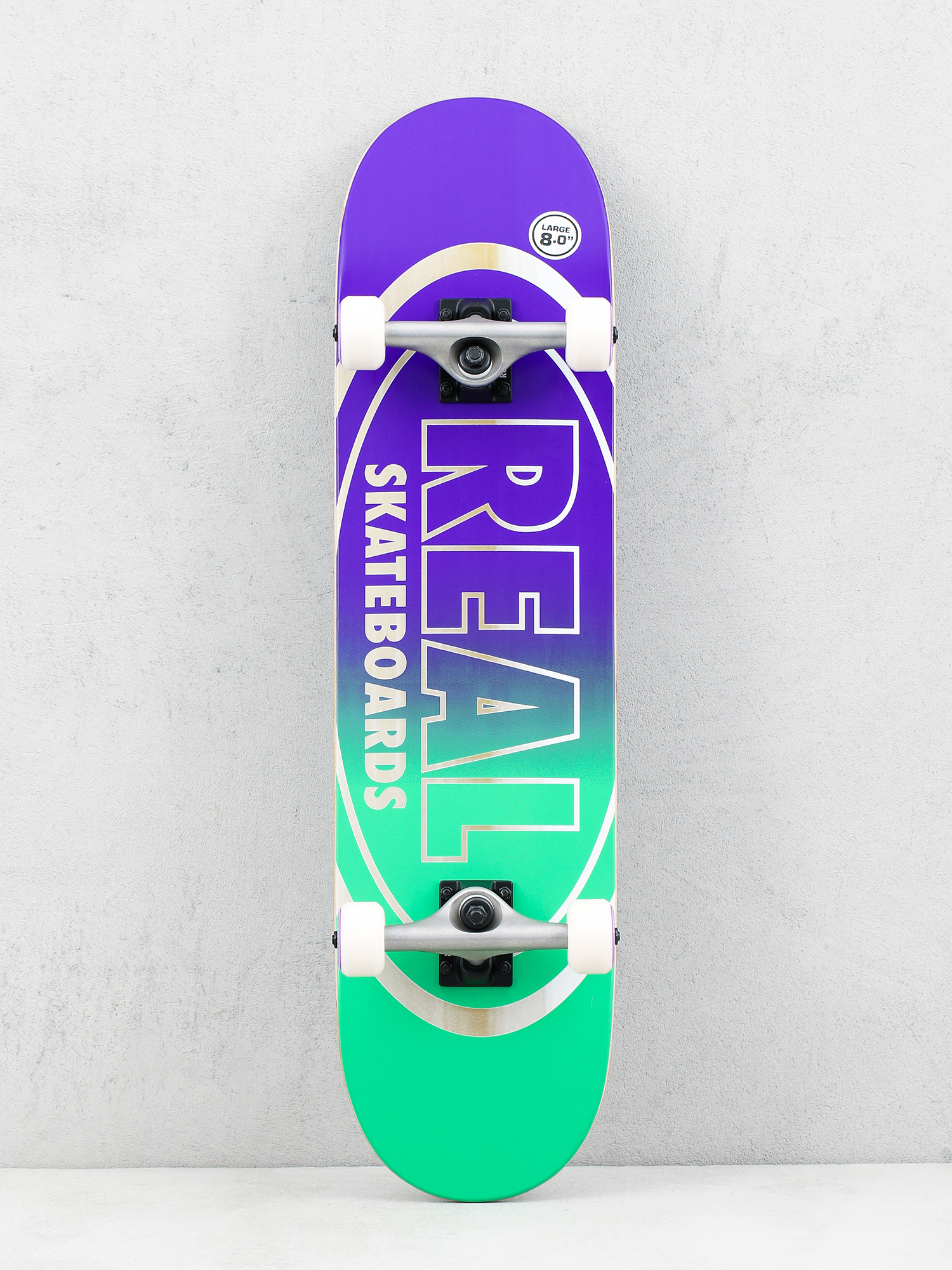 Deskorolka Real Outliners (purple/green)