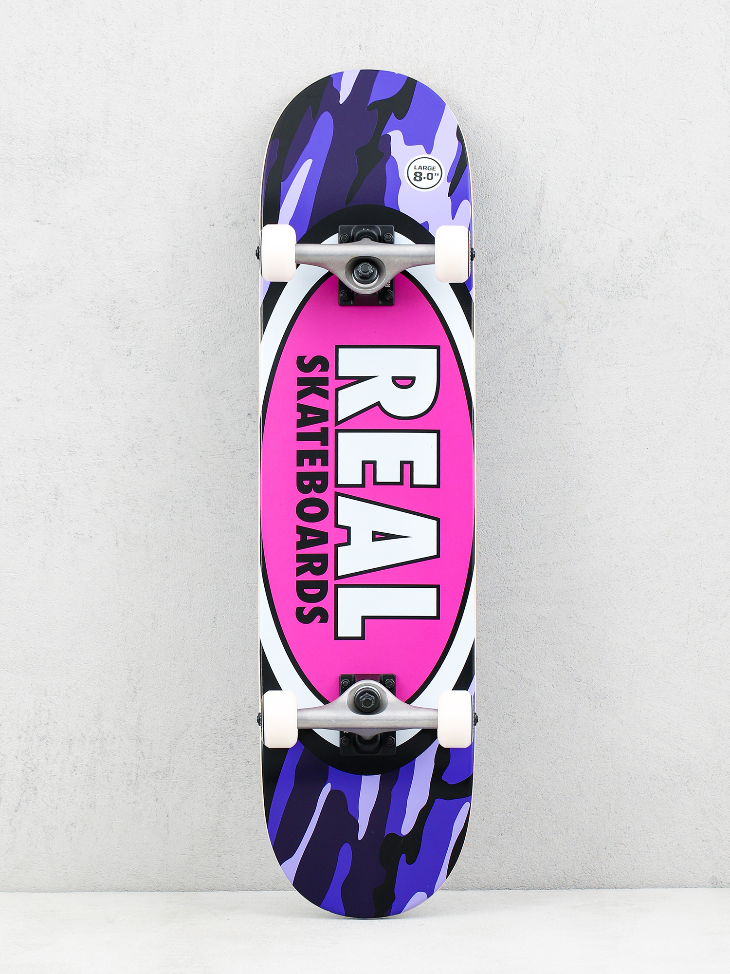 Deskorolka Real Oval Camo (pink)