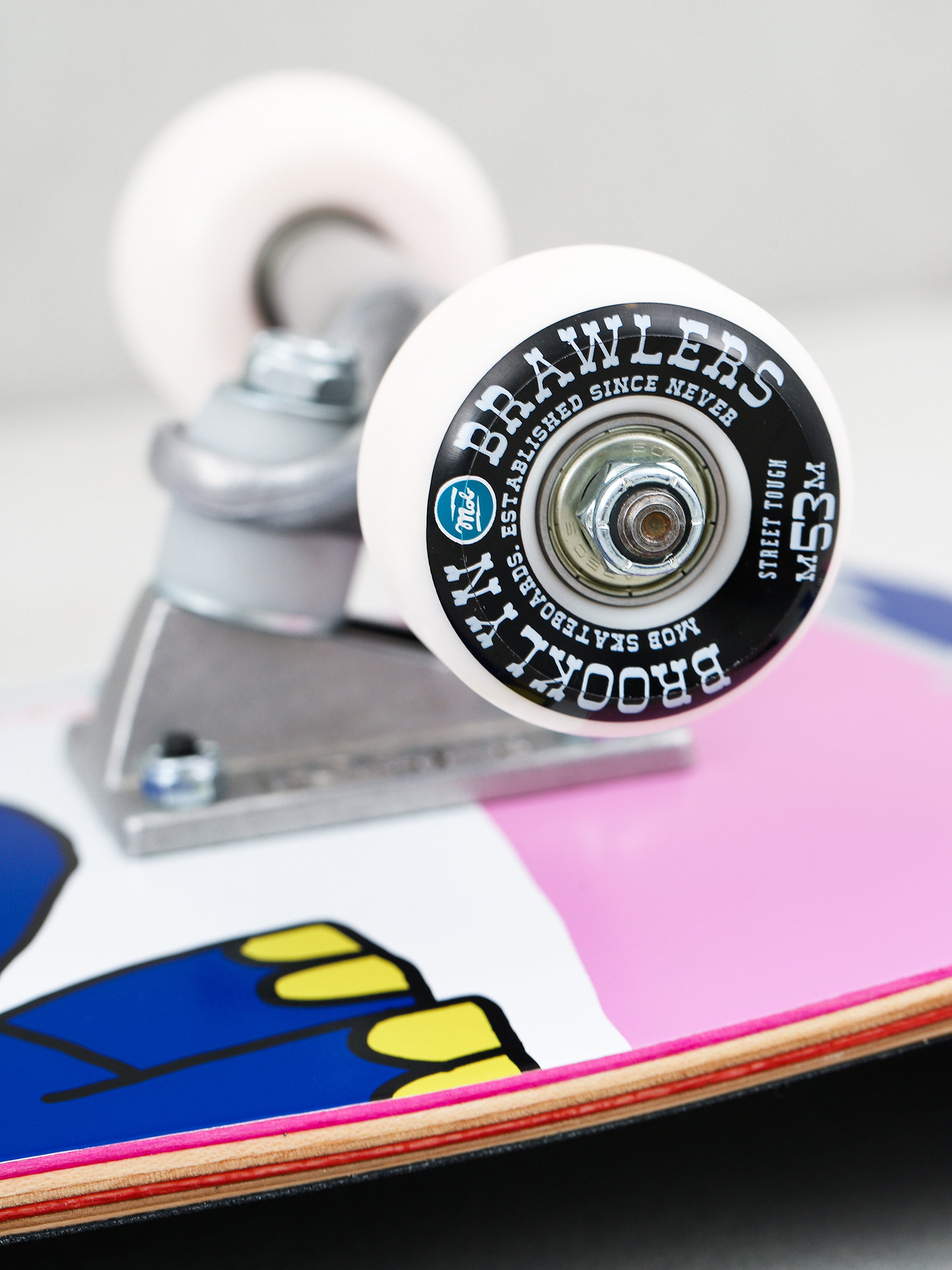 Deskorolka Mob Skateboards Elephunk (blue/pink/white)