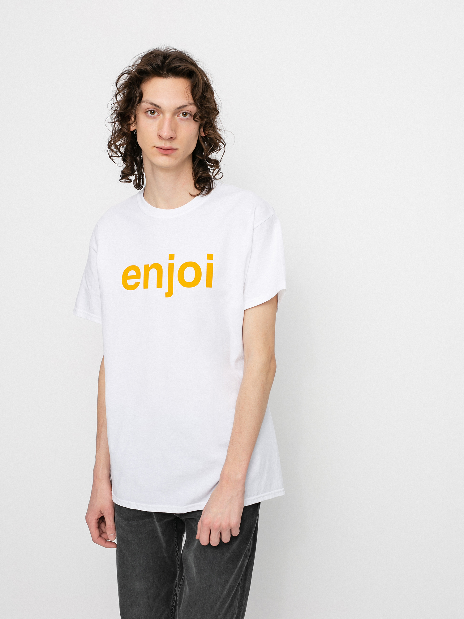 T-shirt Enjoi Halvetica Logo Price Point (white)