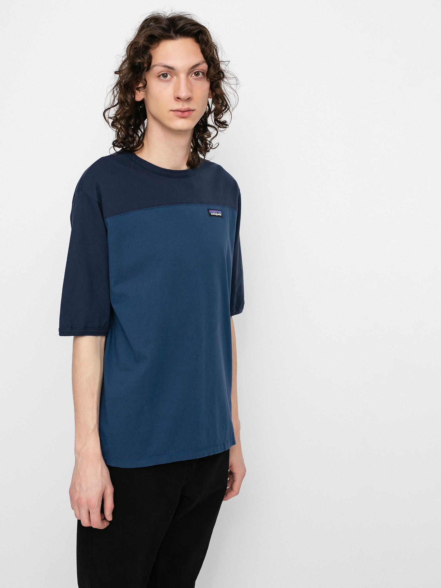 T-shirt Patagonia Cotton In Conversion (stone blue)