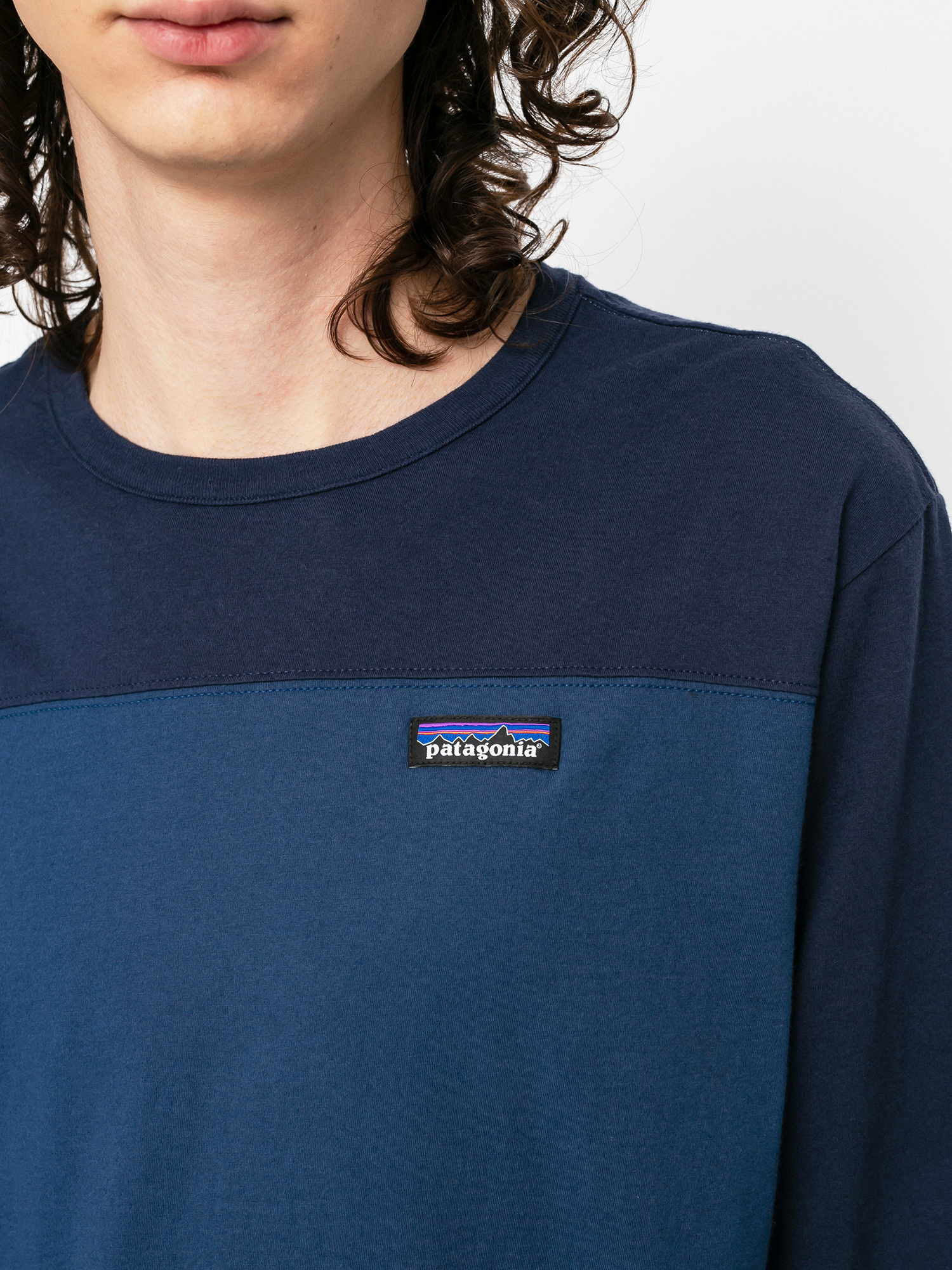 T-shirt Patagonia Cotton In Conversion (stone blue)