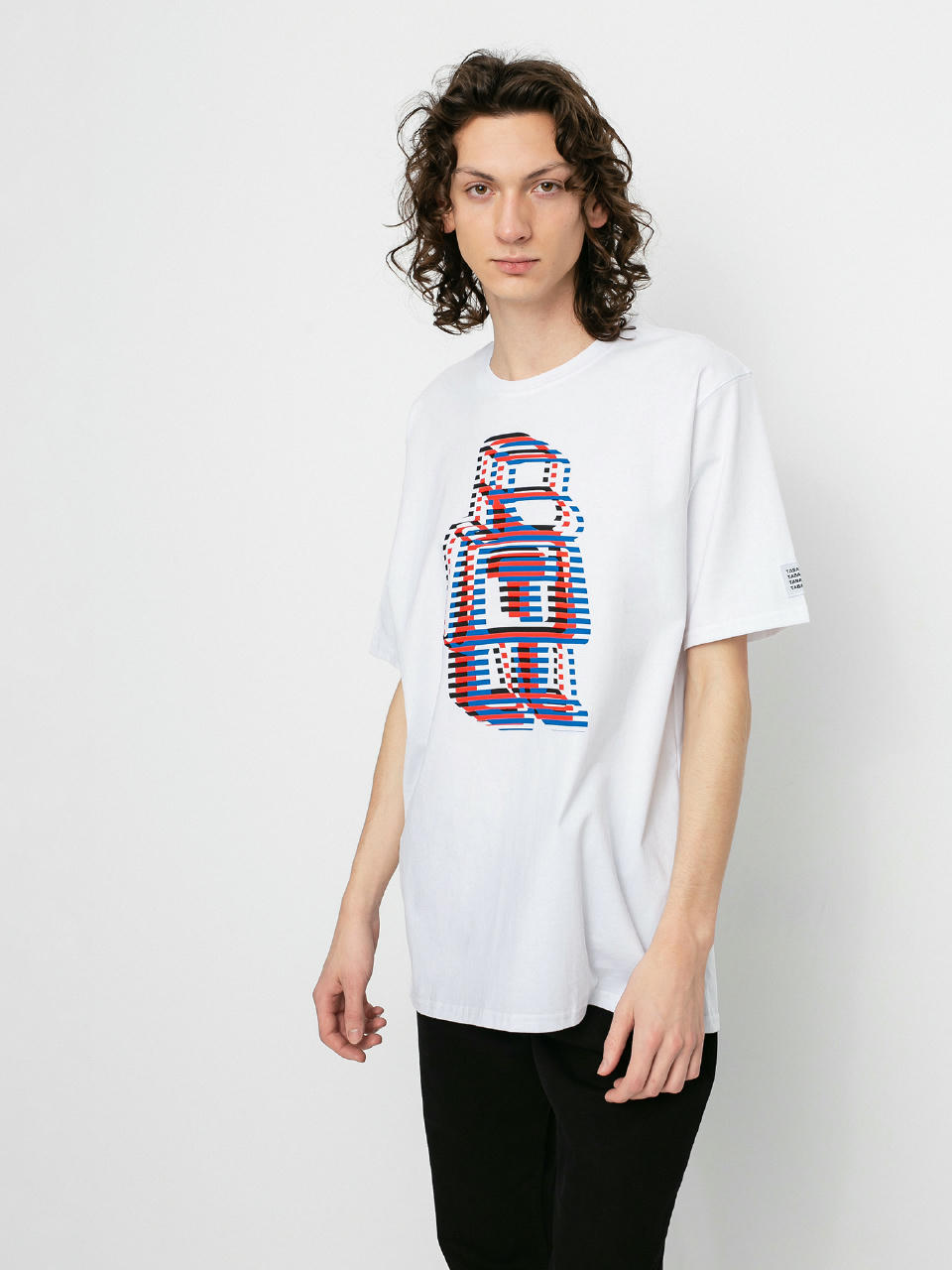 T-shirt Tabasko Logo Stripes (white)