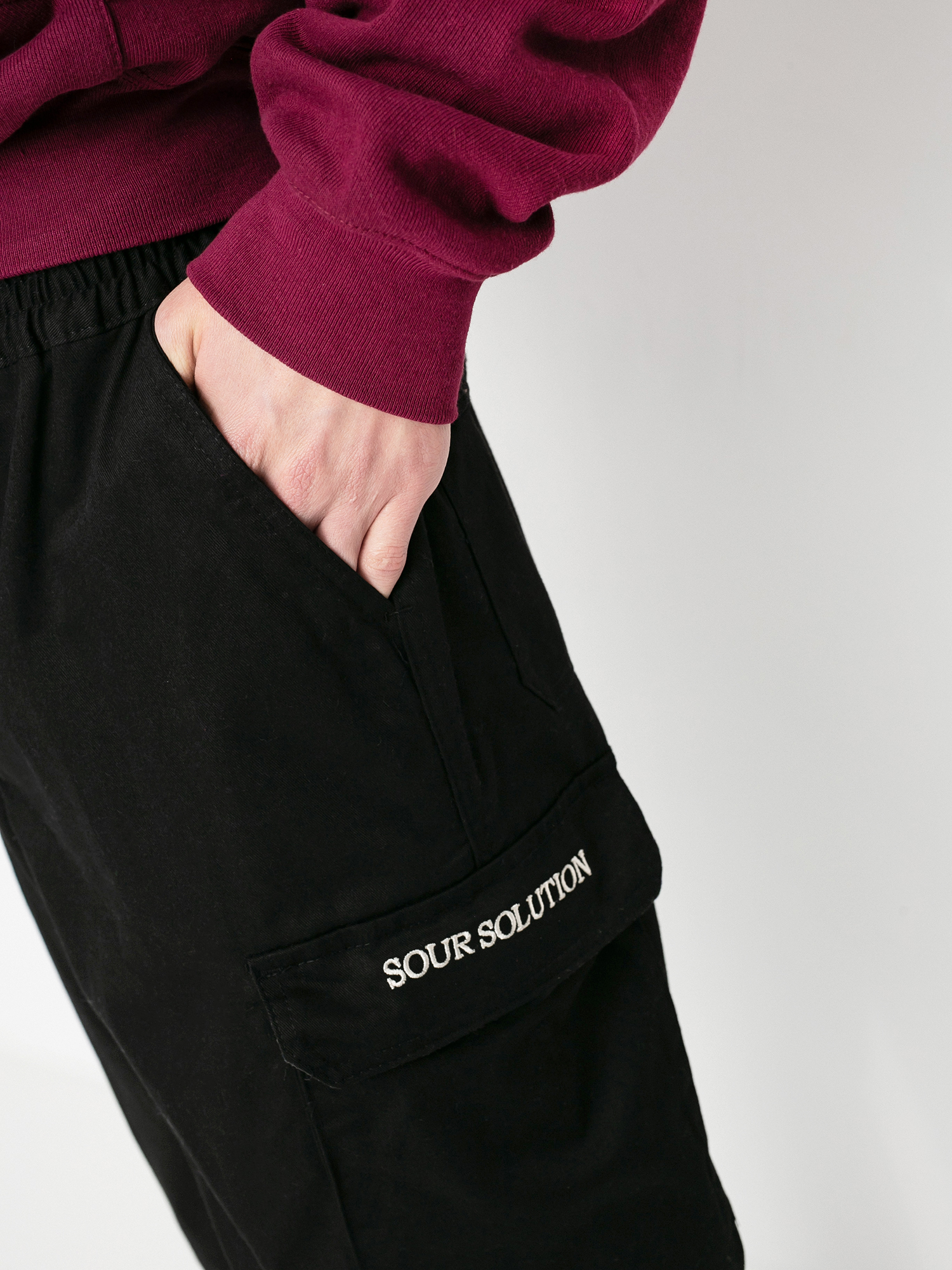 Spodnie Sour Solution Sour Cargo (black)