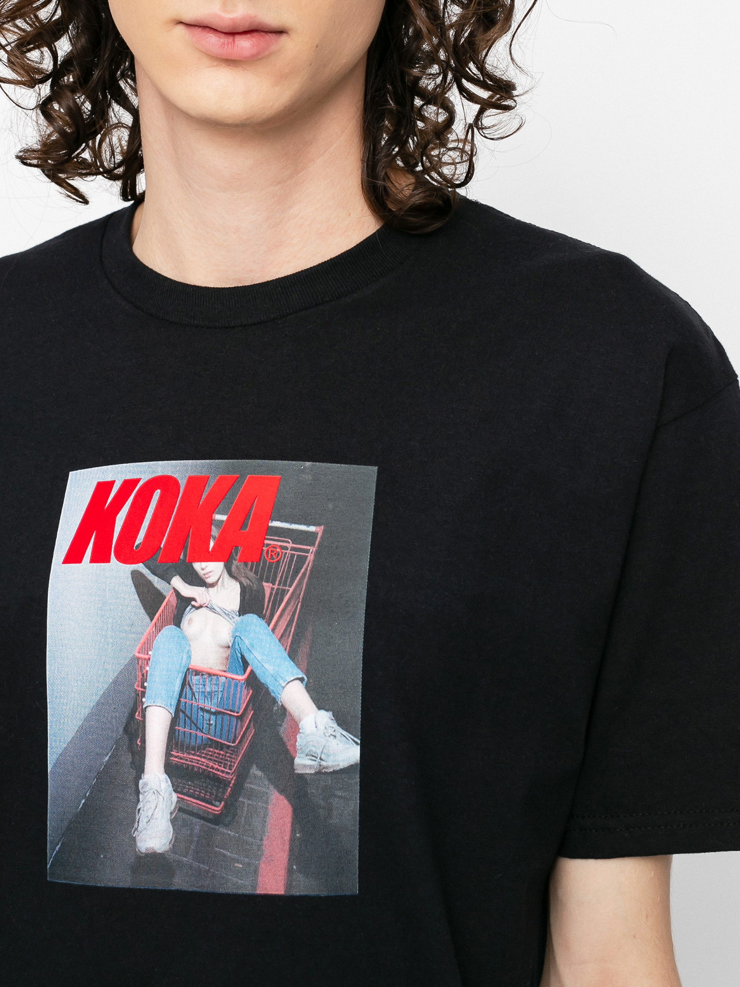 T-shirt Koka Shopping (black)
