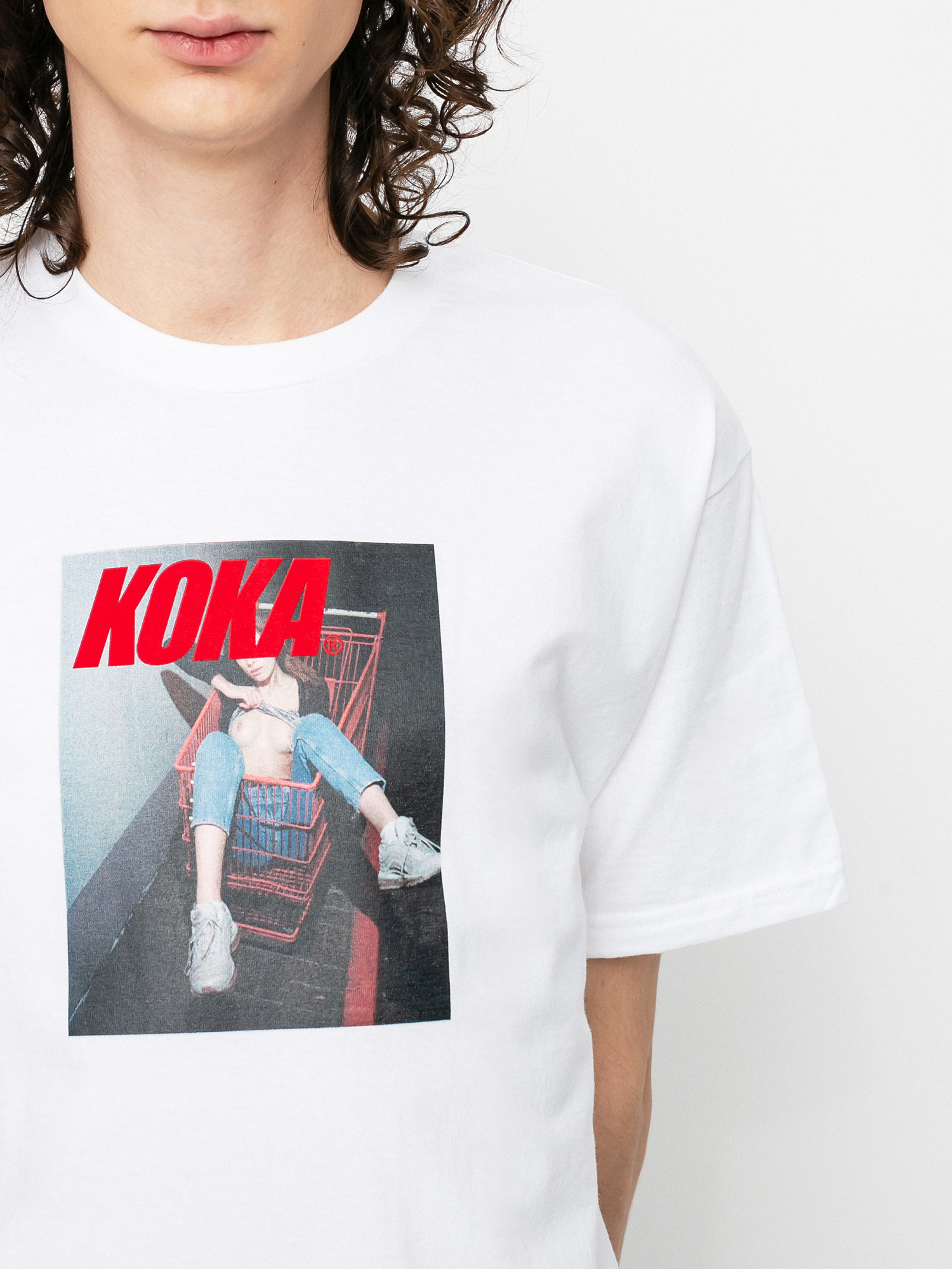 T-shirt Koka Shopping (white)