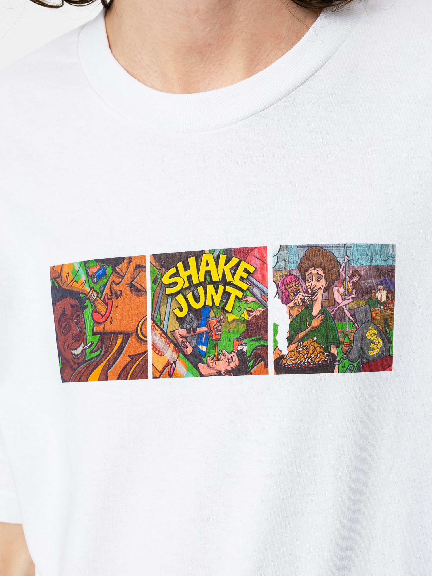 T-shirt Shake Junt Backyard (white)