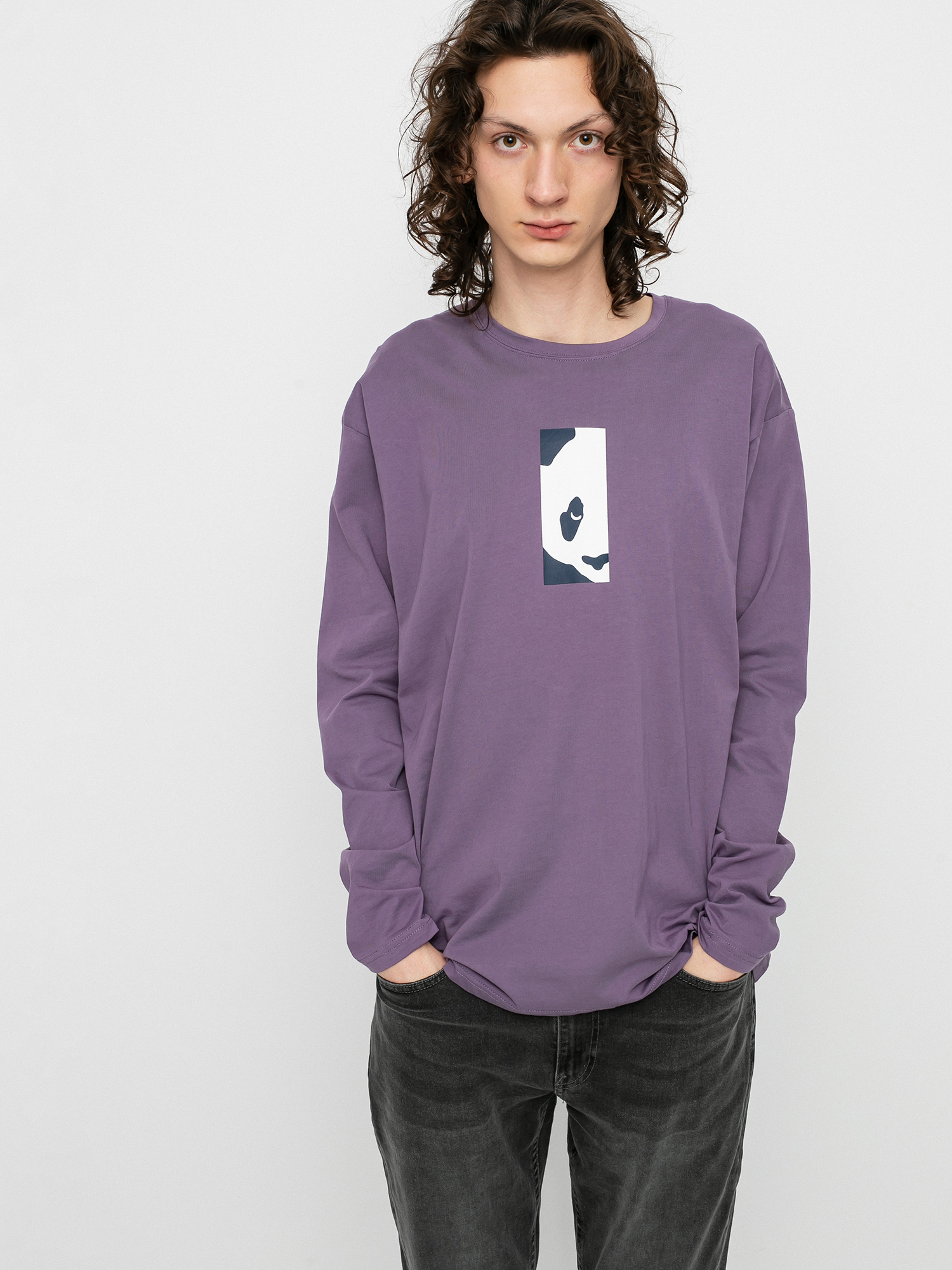 Longsleeve Enjoi Box Panda (grape)