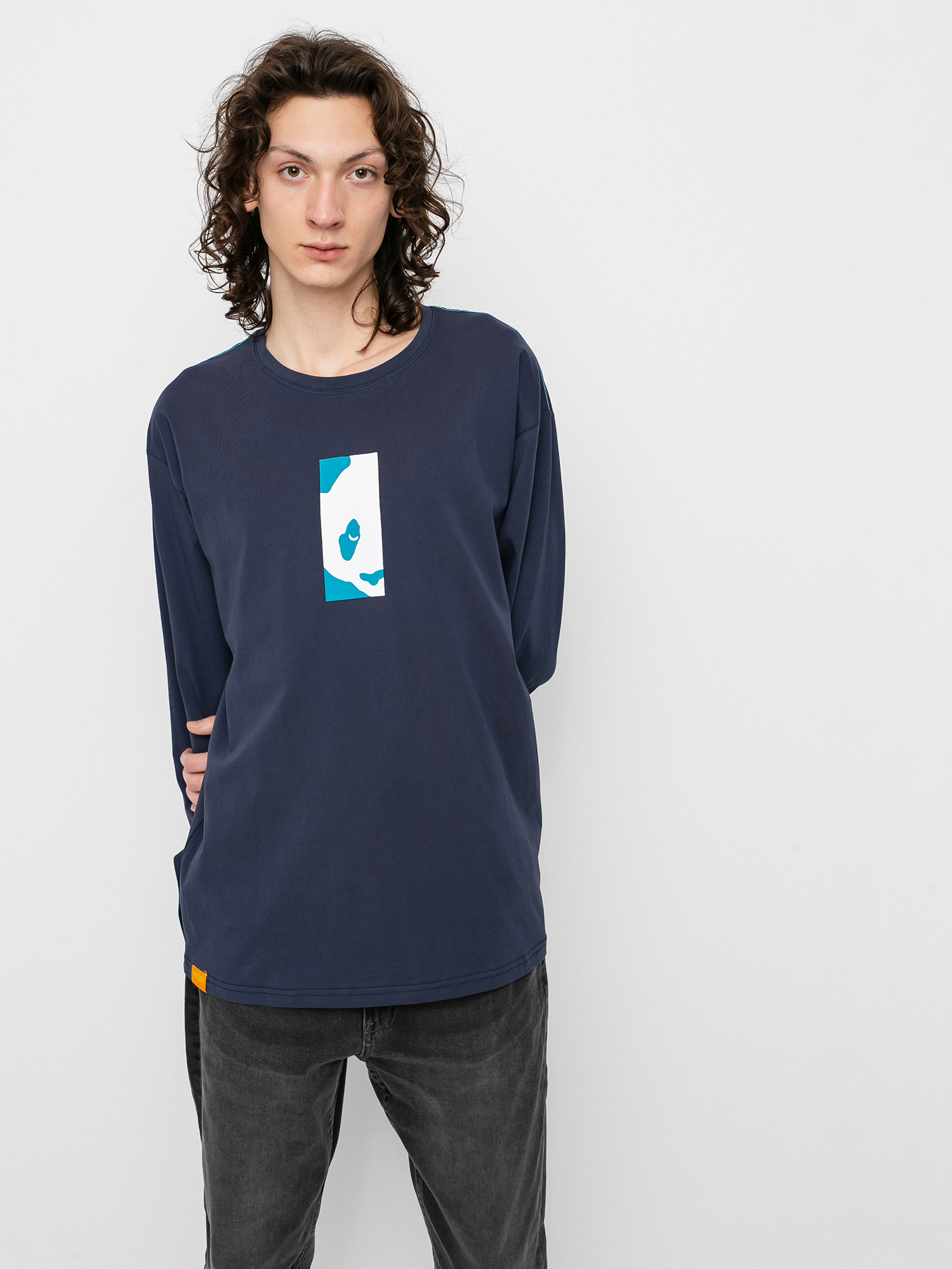 Longsleeve Enjoi Box Panda (navy)