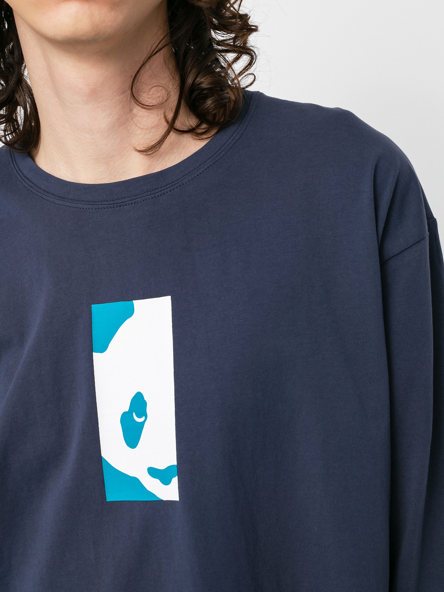Longsleeve Enjoi Box Panda (navy)